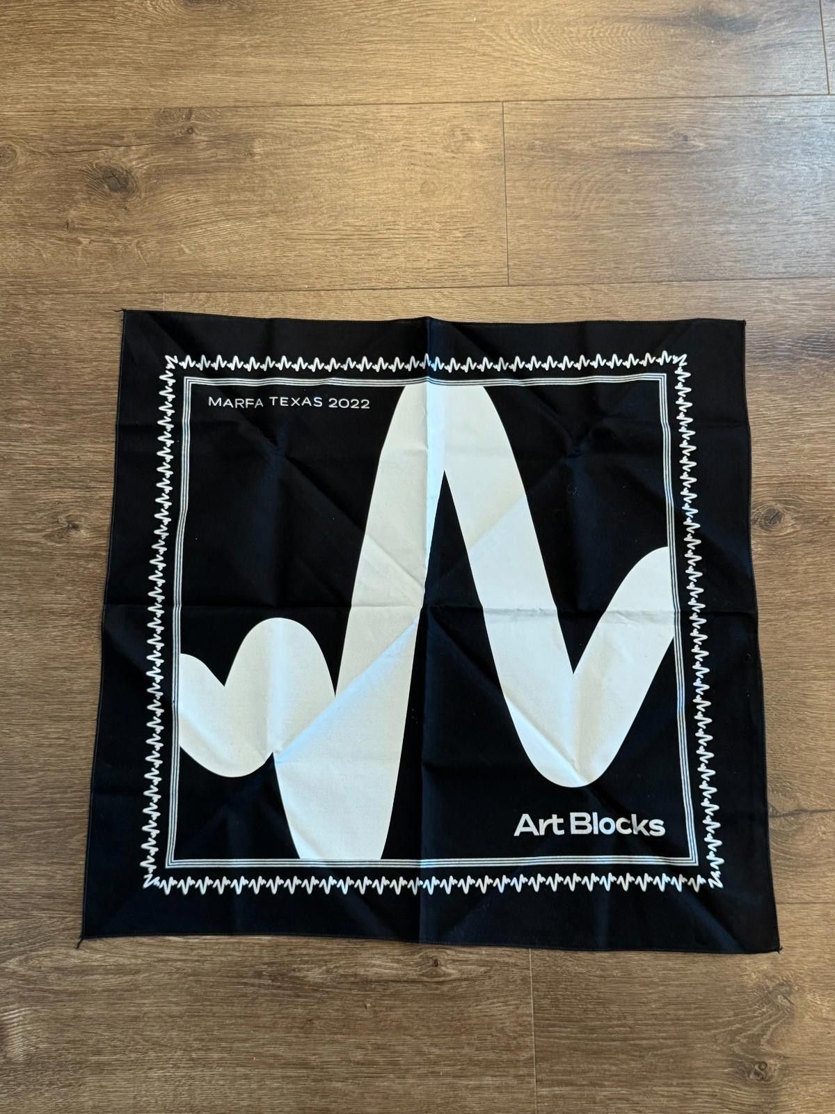 Other Rare Art Blocks Marfa Texas 2022 Bandana Generative Art Even Size ONE SIZE - 1 Thumbnail