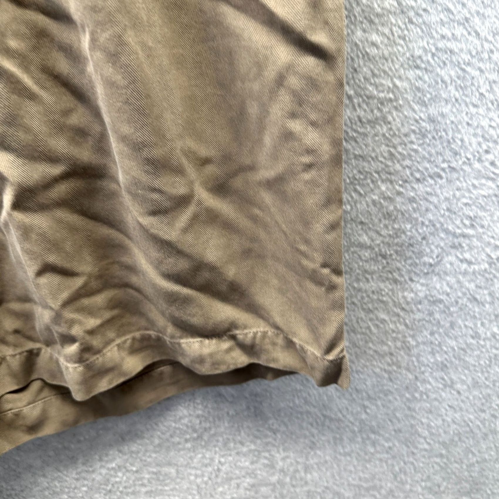 Tommy Bahama VINTAGE Tommy Bahama Shorts 36 Brown Silk Pleated Mens Casual Chino" Size US 36 / EU 52 - 4 Thumbnail