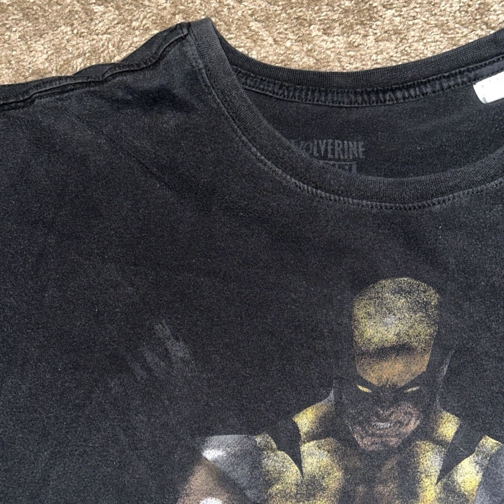 Vintage Marvel Wolverine Comics Superhero Graphic Print Shirt Mens 3XLT Black Y2K Size US XXL / EU 58 / 5 - 3 Thumbnail