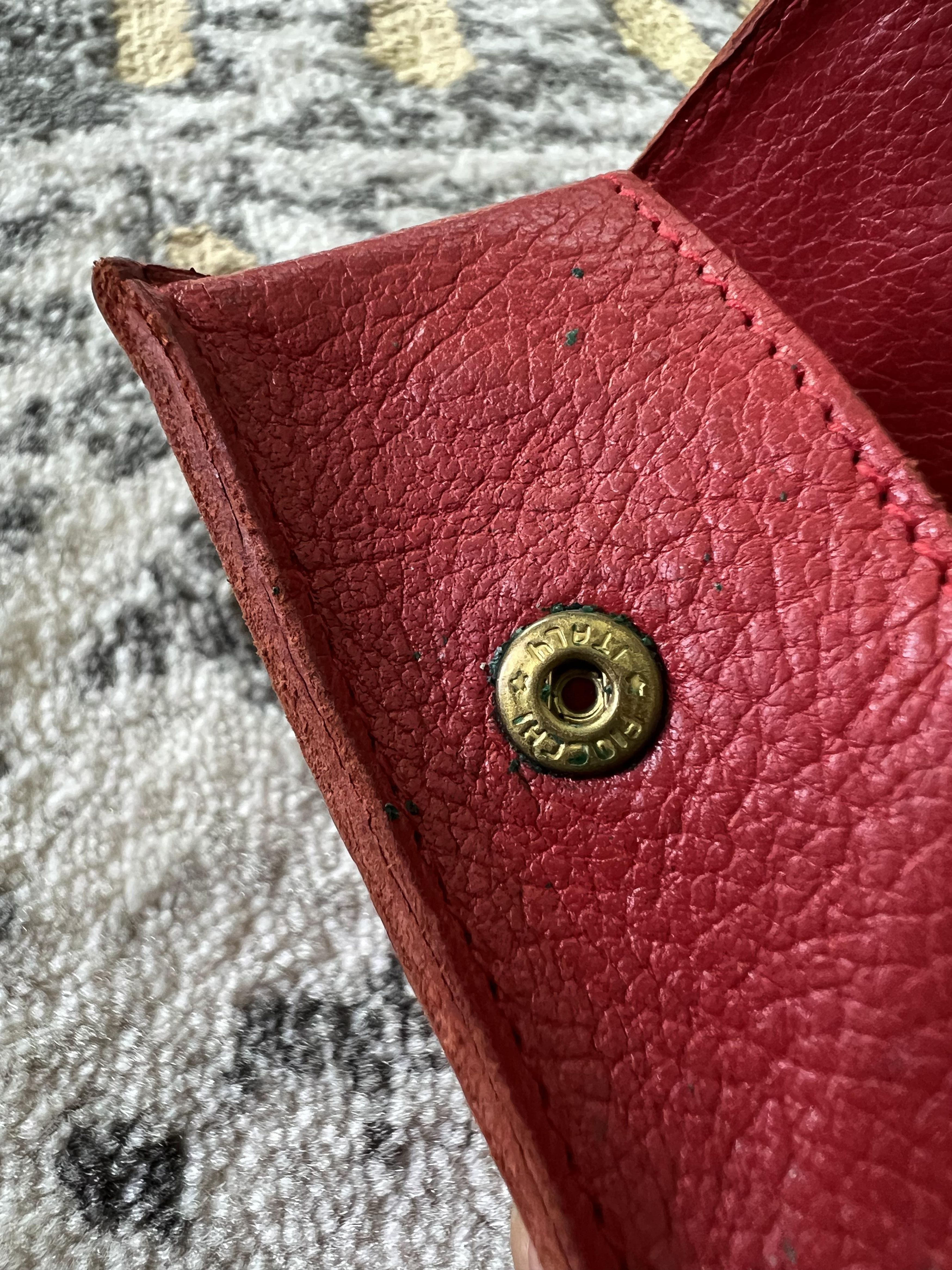 Designer × Il Bisonte Il Bisonte coin purse in leather color red Size ONE SIZE - 3 Thumbnail