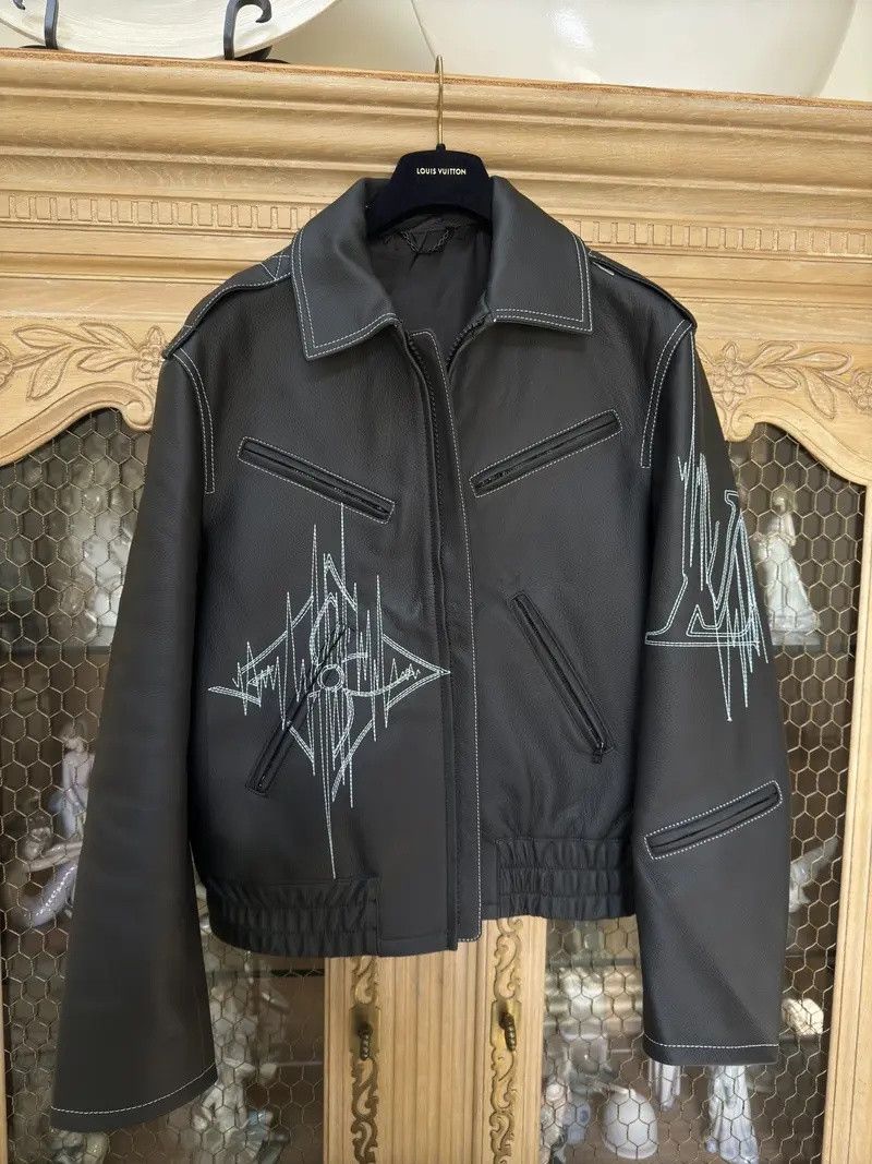 Louis Vuitton Louis Vuitton Frequency Leather Work Jacket Size US L / EU 52-54 / 3 - 1 Thumbnail