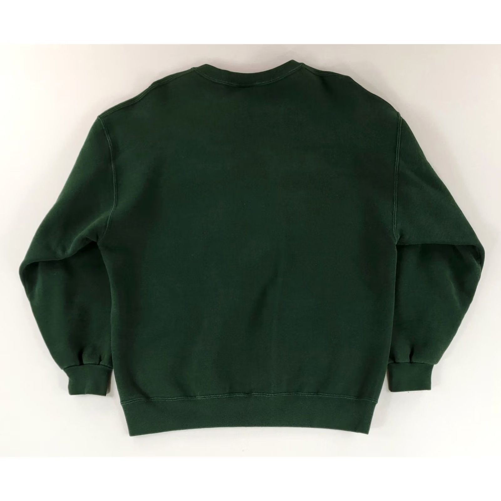 Jerzees VINTAGE Green Bay Packers Sweatshirt Jerzees Super Sweats Made USA Mens XL Green 90s Crew Neck Pullover Size US XL / EU 56 / 4 - 4 Thumbnail