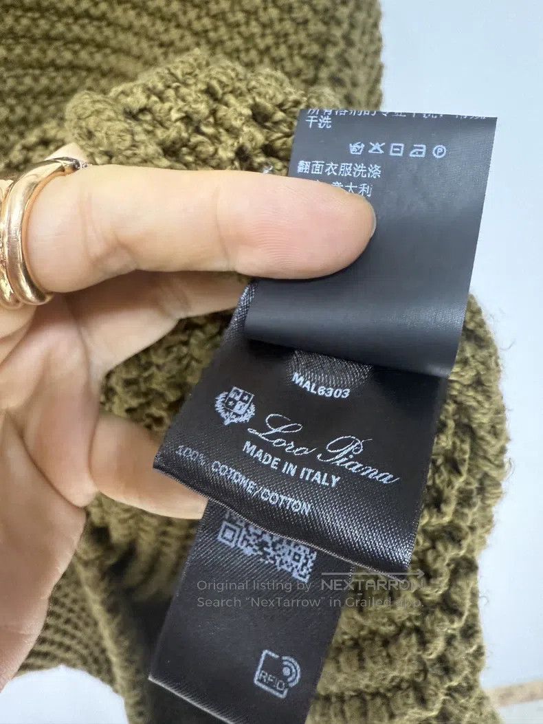 Loro Piana Loro Piana 24 Spring/Summer Coarse Knit Sweater with Lante Size S / US 4 / IT 40 - 5 Thumbnail
