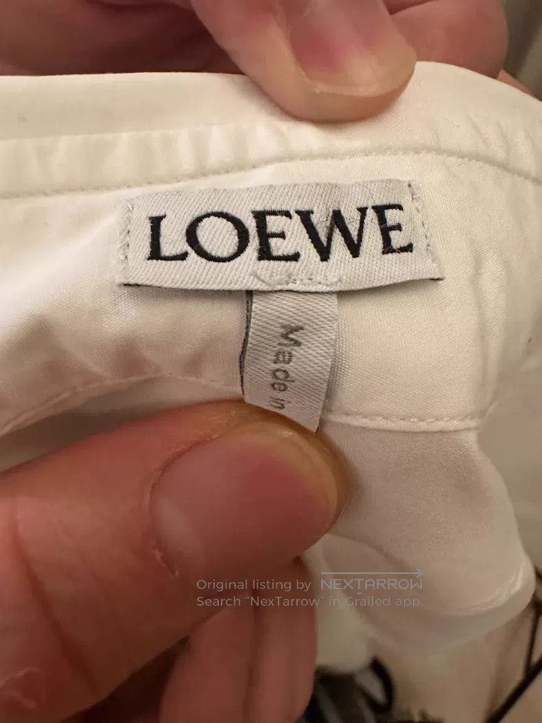 Loewe Loewe White Women's Shirt, 100% Cotton Size S / US 4 / IT 40 - 7 Thumbnail