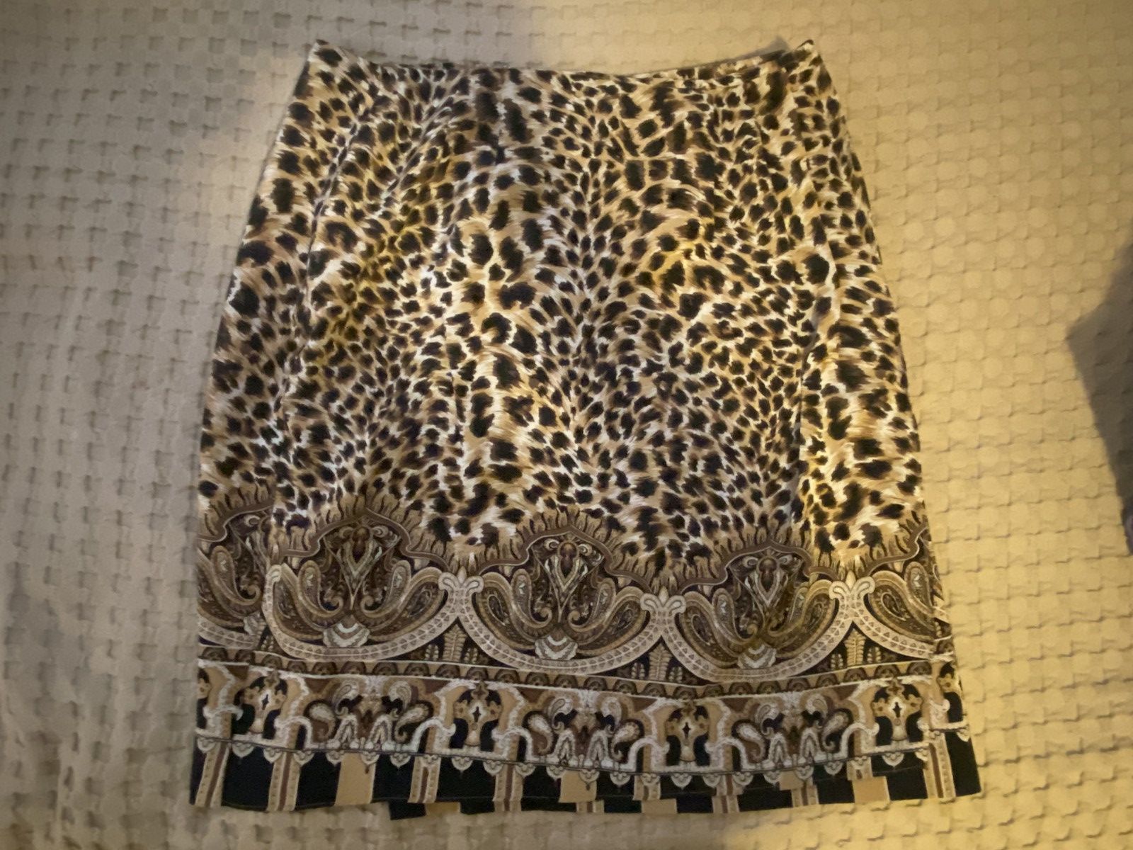 Other Vintage cheetah print Peter Martin skirt Size 30" / US 8 / IT 44 - 3 Thumbnail