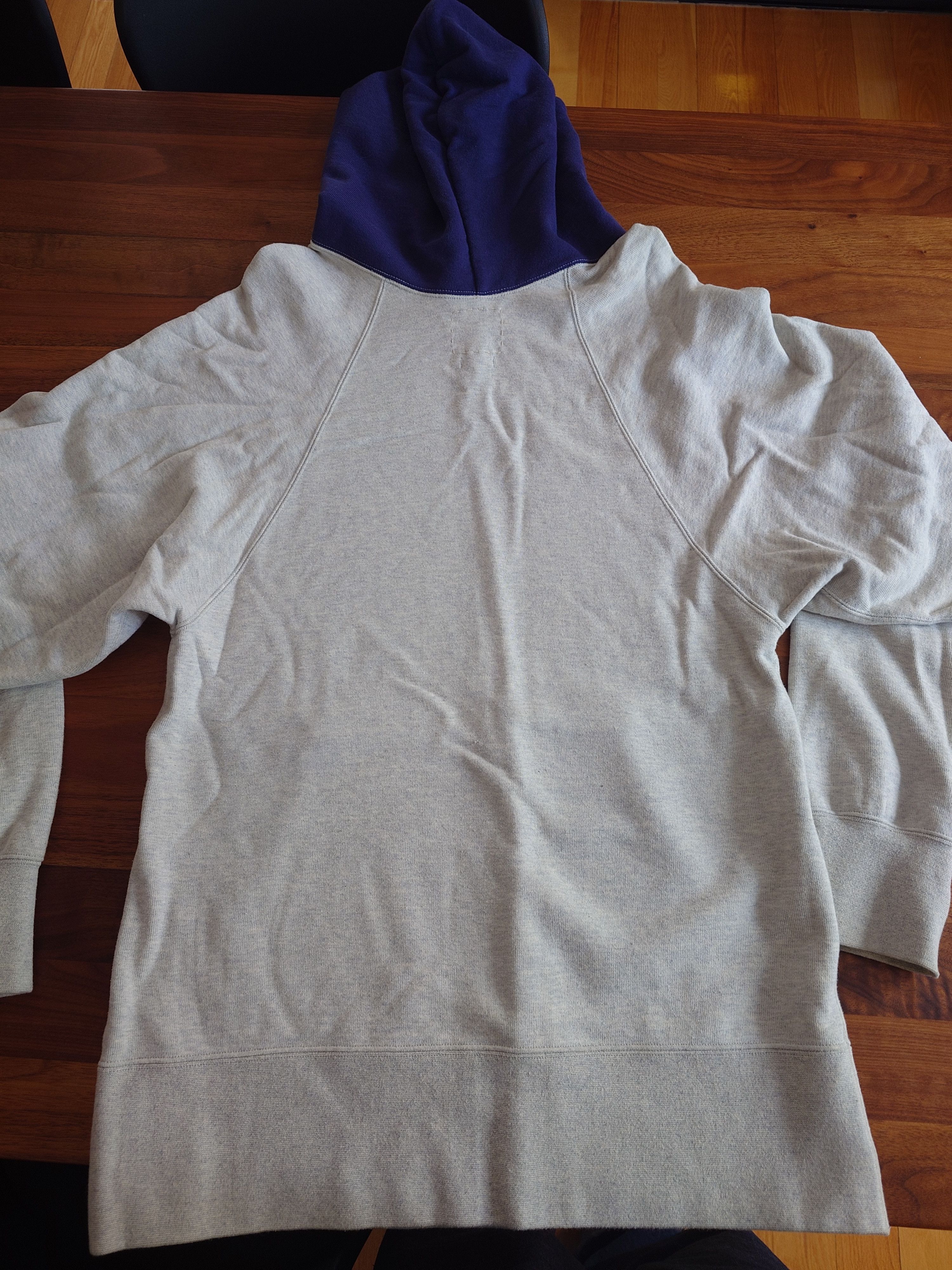 Visvim Visvim Big Sleeve Hoodie P.O. Navy - Size 3 Size US L / EU 52-54 / 3 - 5 Thumbnail