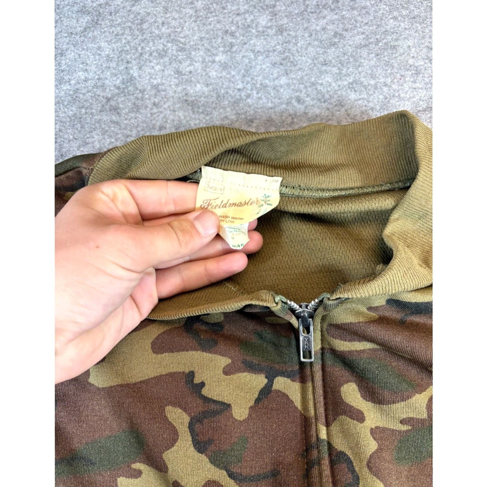 Sears VINTAGE Sears Fieldmaster Camo Vest Mens XL Tall Green Military 80s Utility Camouflage Woodland Vest Size US XL / EU 56 / 4 - 5 Thumbnail