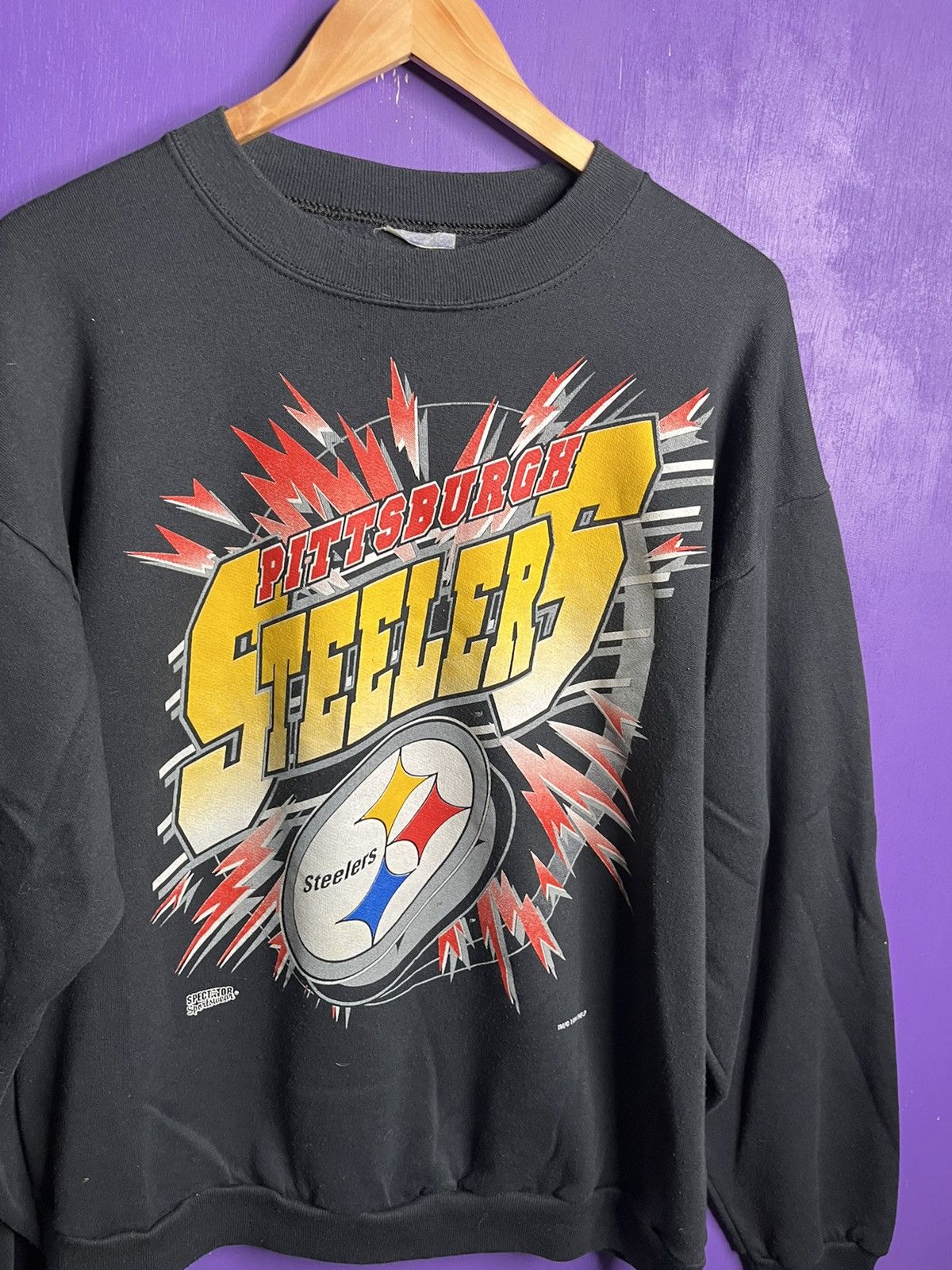 NFL × Vintage Vintage 1994 Pittsburgh Steelers explosion crewneck Size US L / EU 52-54 / 3 - 3 Thumbnail