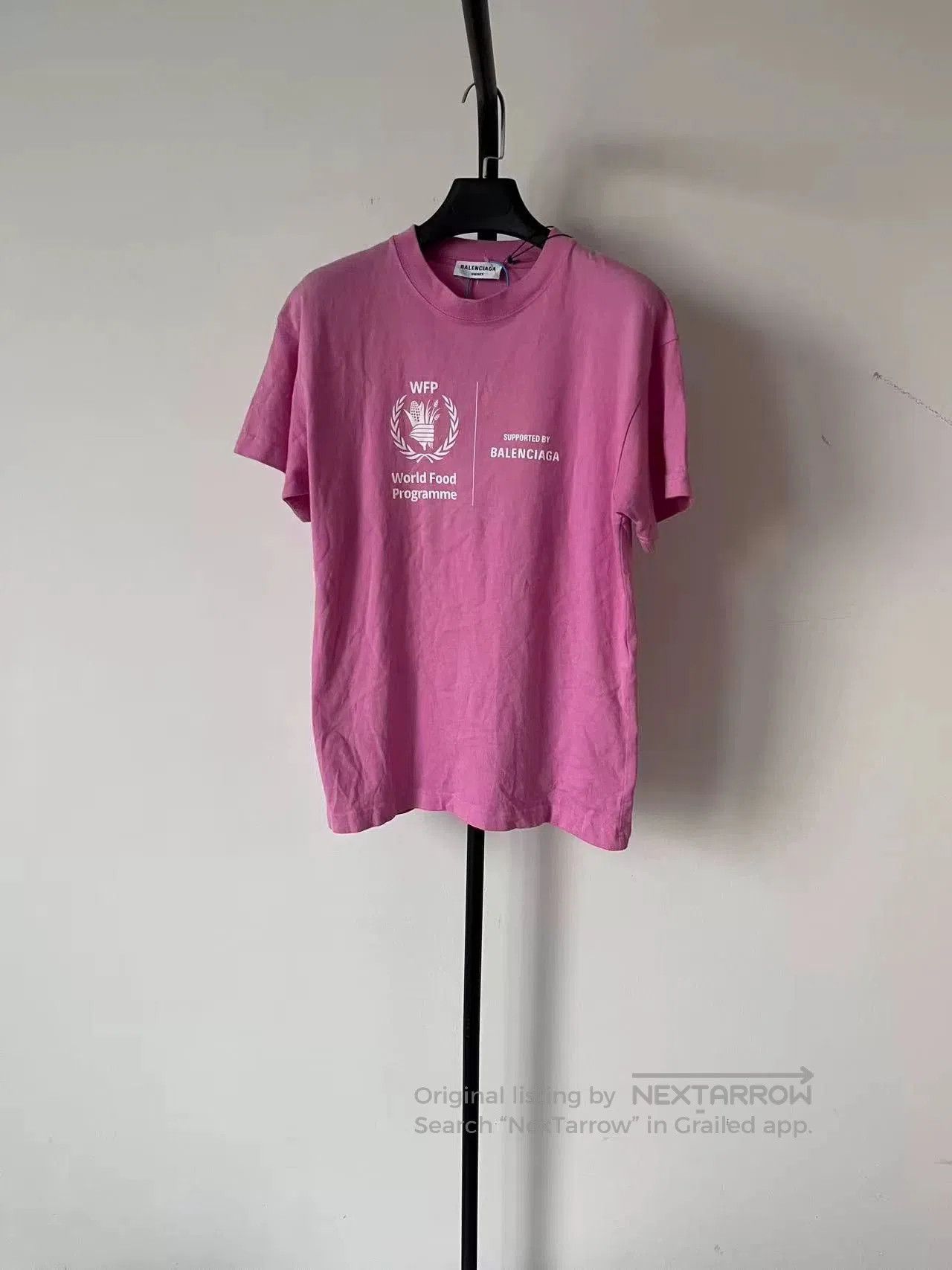 Balenciaga Balenciaga Logo Print Short Sleeve T. Size XS / US 0-2 / IT 36-38 - 1 Thumbnail