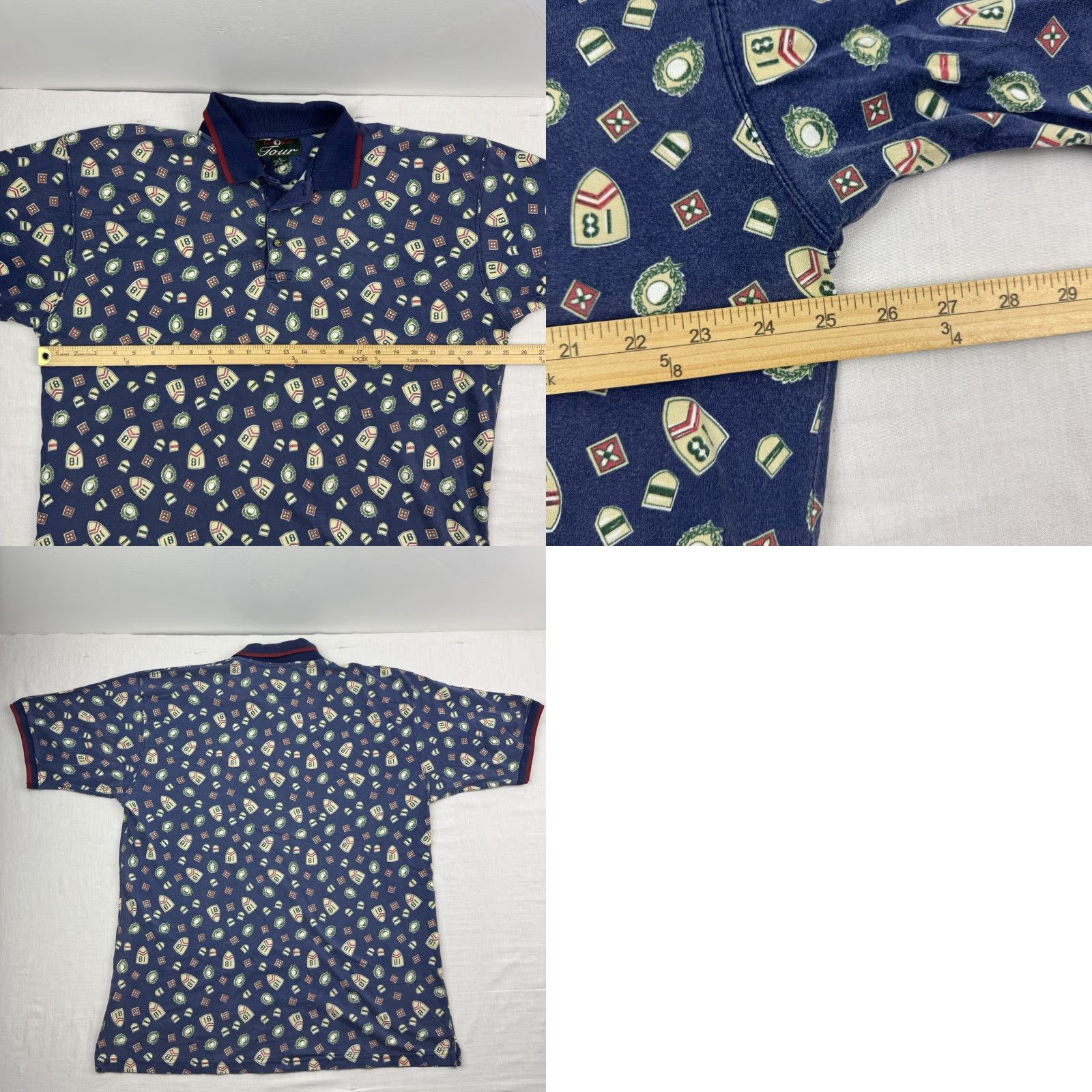 Vintage VINTAGE Duck Head Polo Shirt Adult XL Blue 90s Golf All Over Print Men Mens XL Polo Size US XL / EU 56 / 4 - 8 Thumbnail