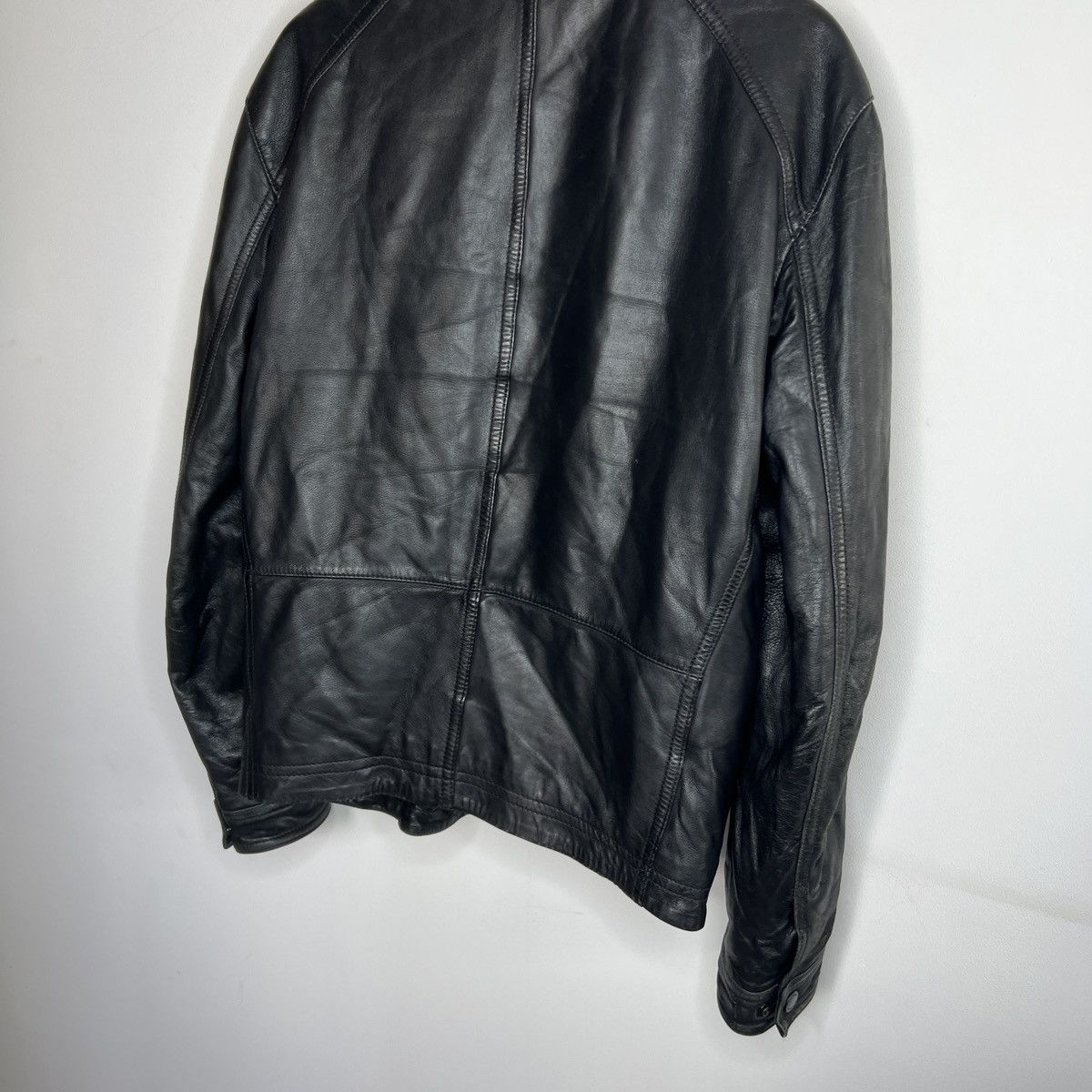 Genuine Leather × Strellson Strellson Lamb Nappa Leather Jacket Black Switzerland Size US M / EU 48-50 / 2 - 13 Thumbnail