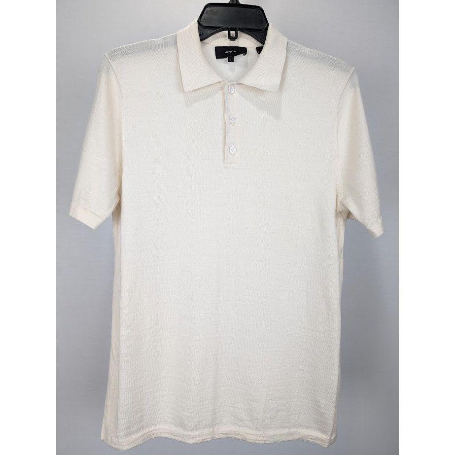 Vince o1rshd1 CC20 Polo Shirt in Cream Size US S / EU 44-46 / 1 - 2 Thumbnail