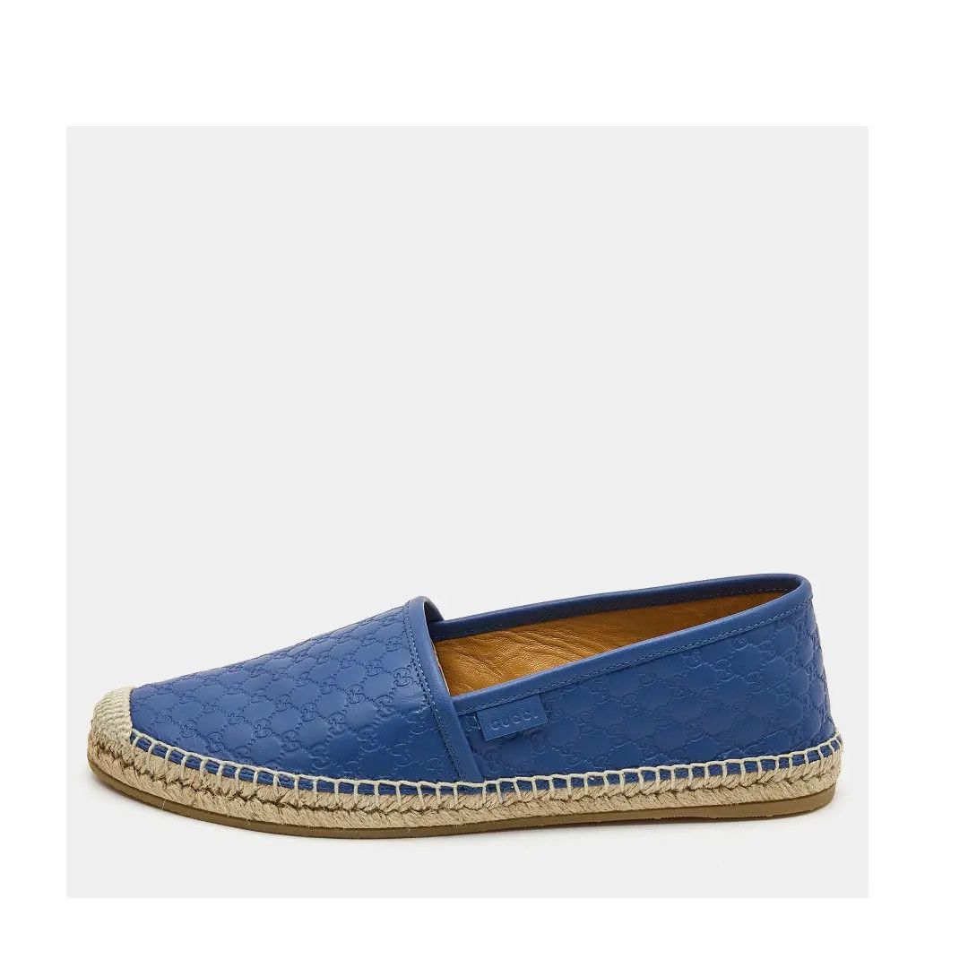 Gucci o1mt1gz0225 Espadrilles in Blue Size US 14 / EU 47 - 1 Thumbnail