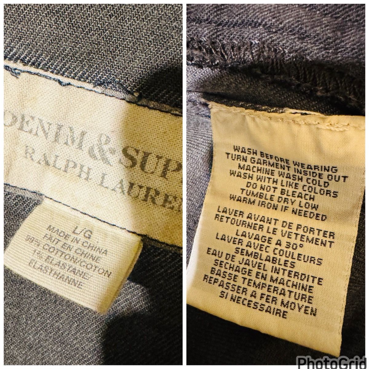 Denim & Supply Ralph Lauren Ralph Lauren Denim & Supply Flag Moto Jacket RARE Size L / US 10 / IT 46 - 10 Thumbnail