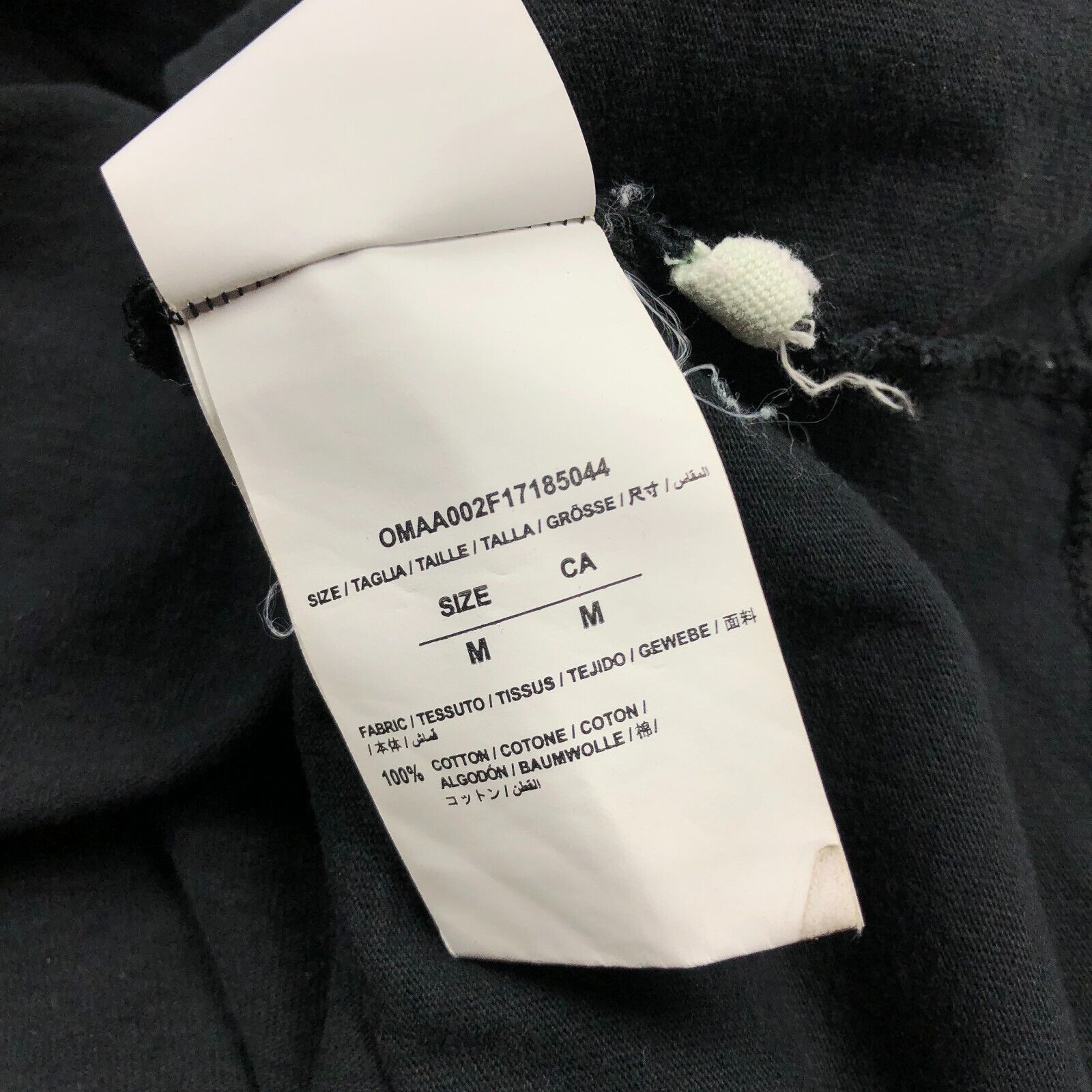 Off-White Off White Orange Block Logo Black Tee T Shirt size Medium M Size US M / EU 48-50 / 2 - 6 Thumbnail