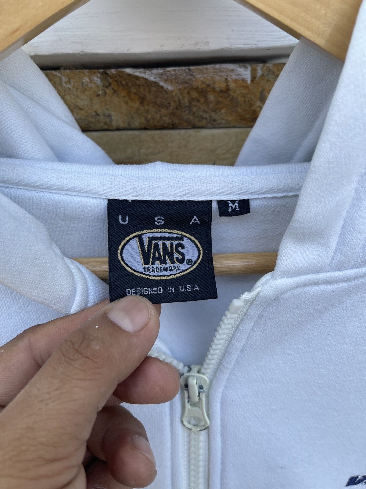 Vans × Vintage Last Drop🔥Rare🔥Vintage VANS Usa Hoodie Size US L / EU 52-54 / 3 - 9 Thumbnail