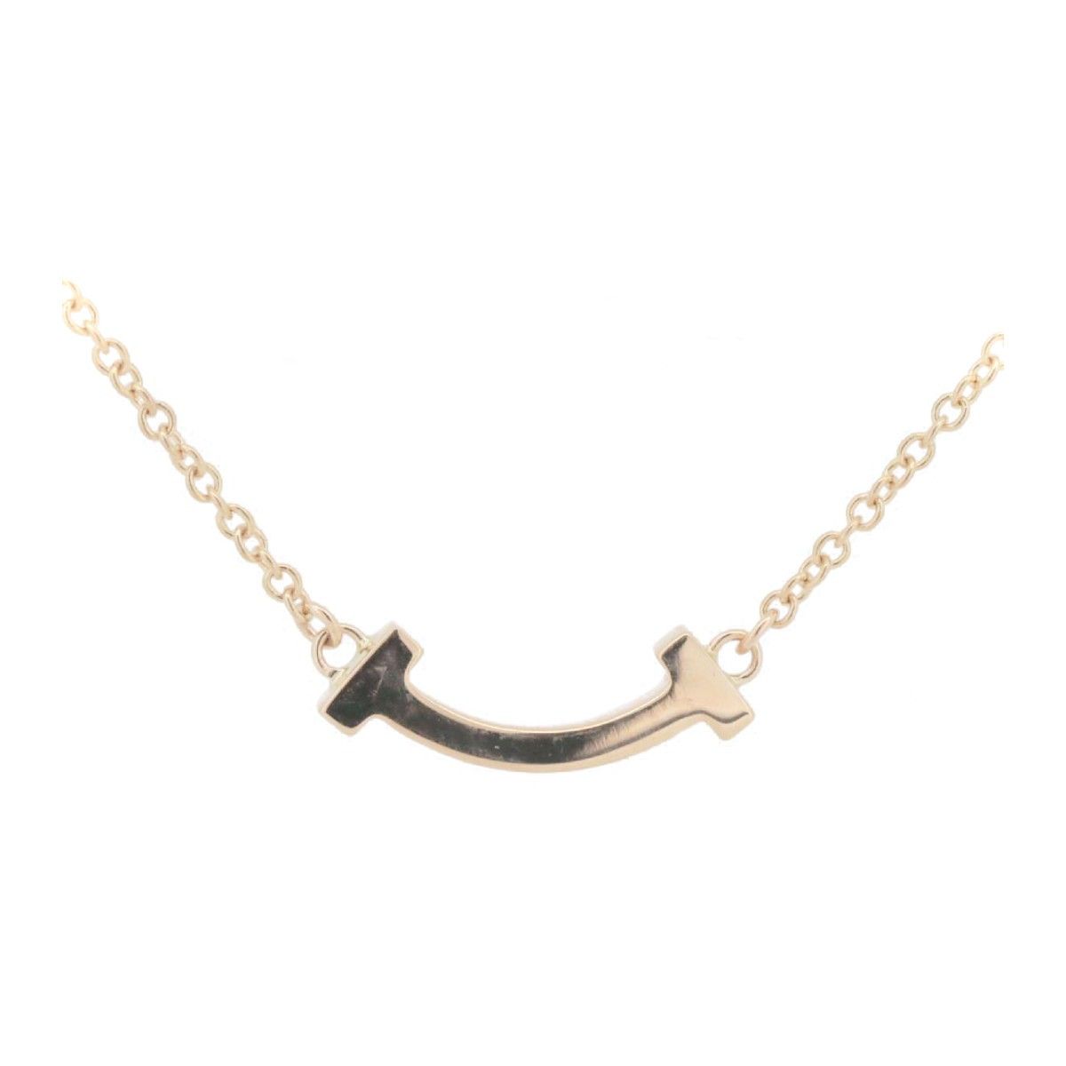 Tiffany & Co. Tiffany & Co. Tiffany T Smile Au750 Necklace Precious Metal Necklace DUTY FREE for USA Size ONE SIZE - 1 Thumbnail
