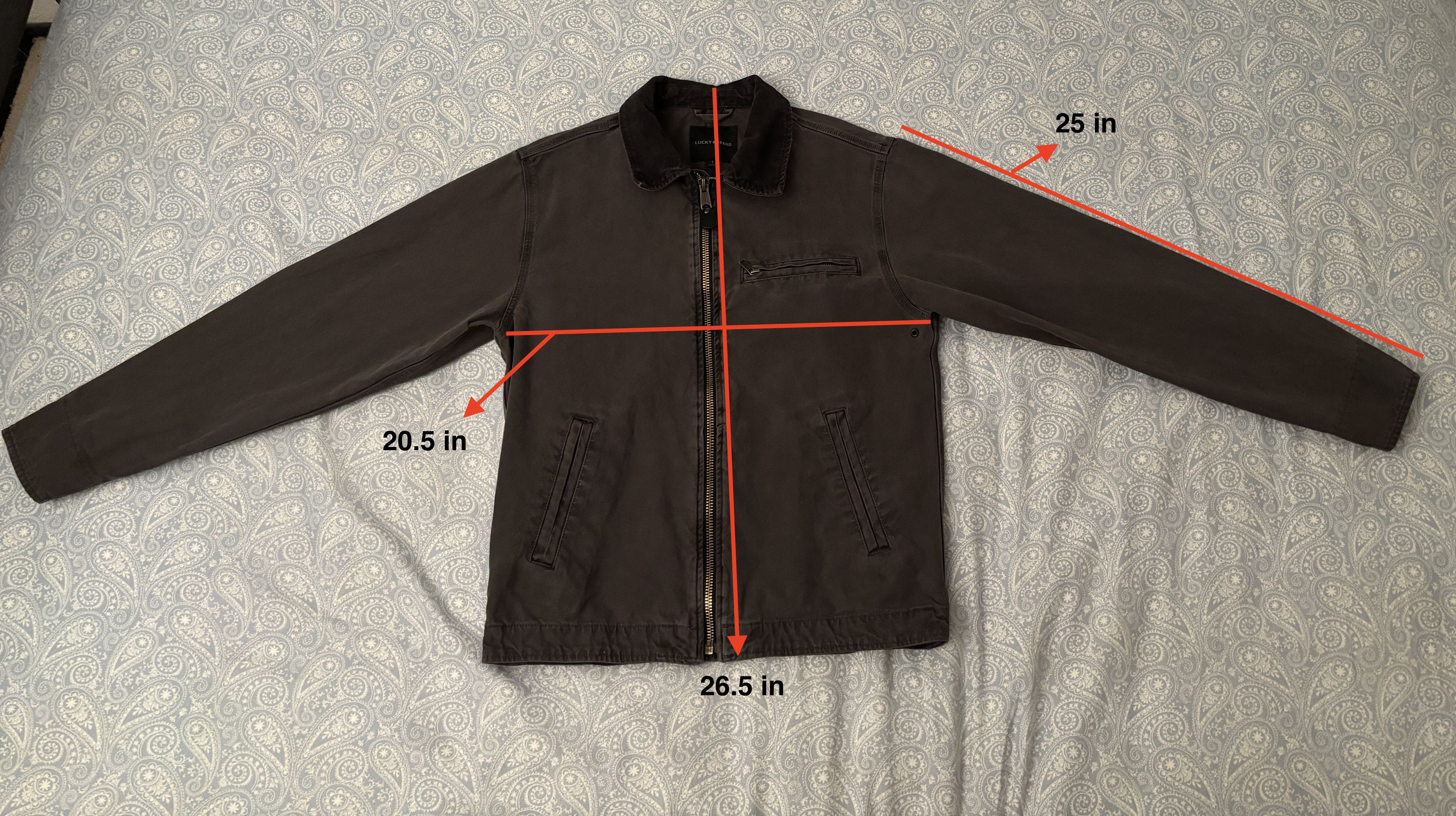 Lucky Brand Lucky Brand Washed Canvas Jacket Size US S / EU 44-46 / 1 - 5 Thumbnail
