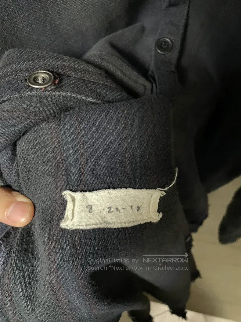 Greg Lauren Greg Lauren Dark blue patchwork shirt Size US L / EU 52-54 / 3 - 5 Thumbnail