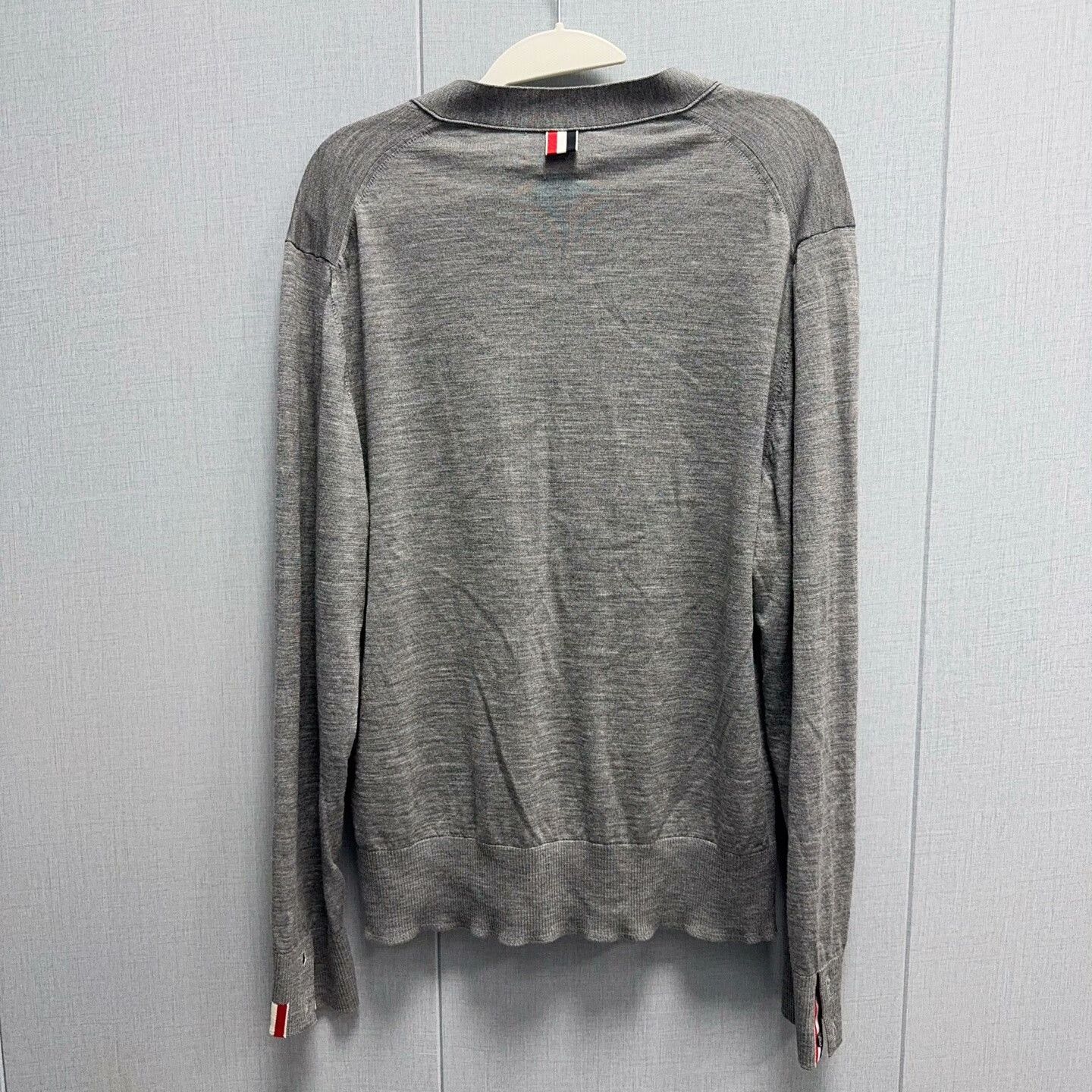 Thom Browne thom browne gray long sleeve cardigan Size US M / EU 48-50 / 2 - 2 Thumbnail