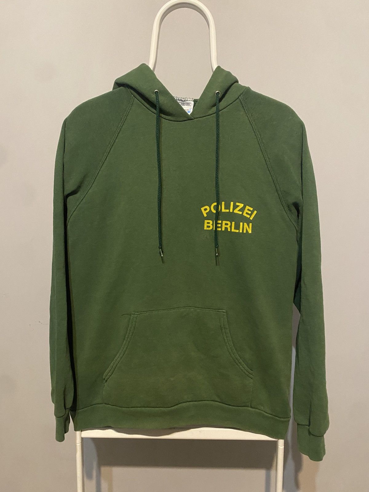 Japanese Brand POLIZEI BERLIN washed boxy hoodie vetments style rare 90s Size US M / EU 48-50 / 2 - 2 Thumbnail