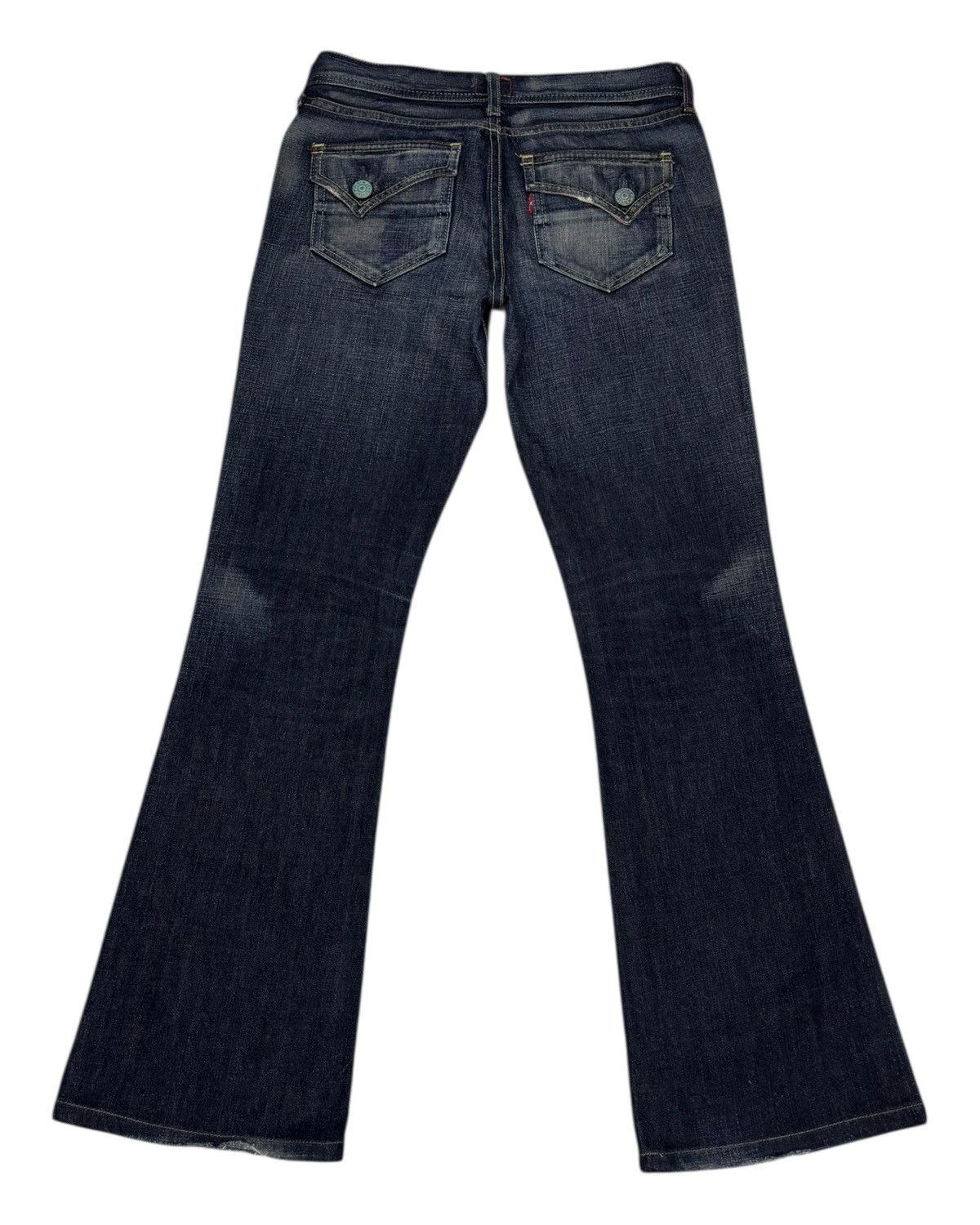 Levi's Vintage Clothing Vintage Levis 90s Redloop Flared Bootcut Jeans Size 30" / US 8 / IT 44 - 2 Thumbnail