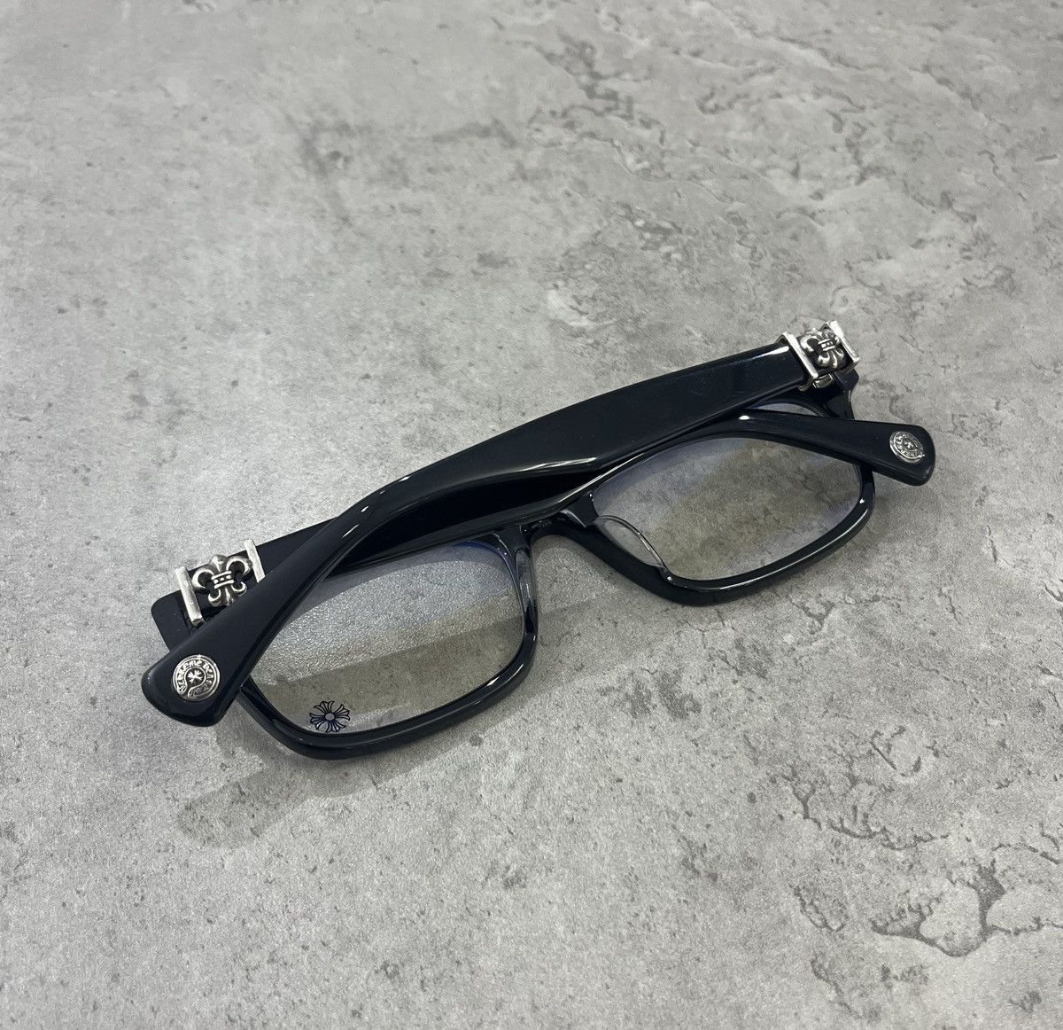 Chrome Hearts Chrome Hearts GITTIN ANY ? Black Glasses Size ONE SIZE - 3 Thumbnail