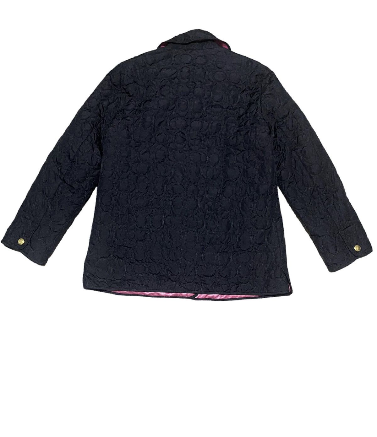Coach OG Coach Nylon Black Quilted Monogram C Light Jacket Size US M / EU 48-50 / 2 - 2 Thumbnail