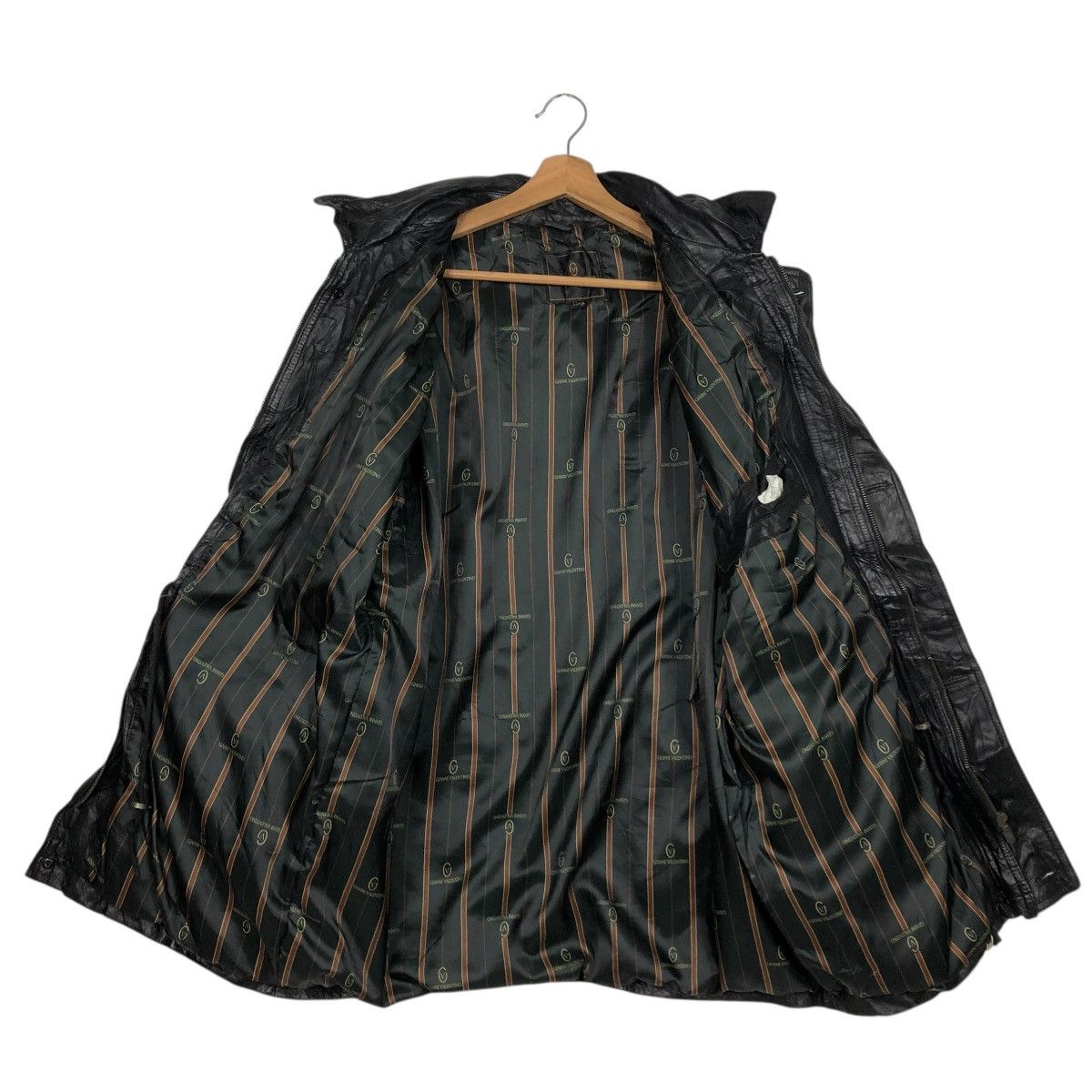 Japanese Brand 🔥VINTAGE GENUINE LEATHER JACKET GIANNI VALENTINO BLANKET Size US L / EU 52-54 / 3 - 15 Thumbnail