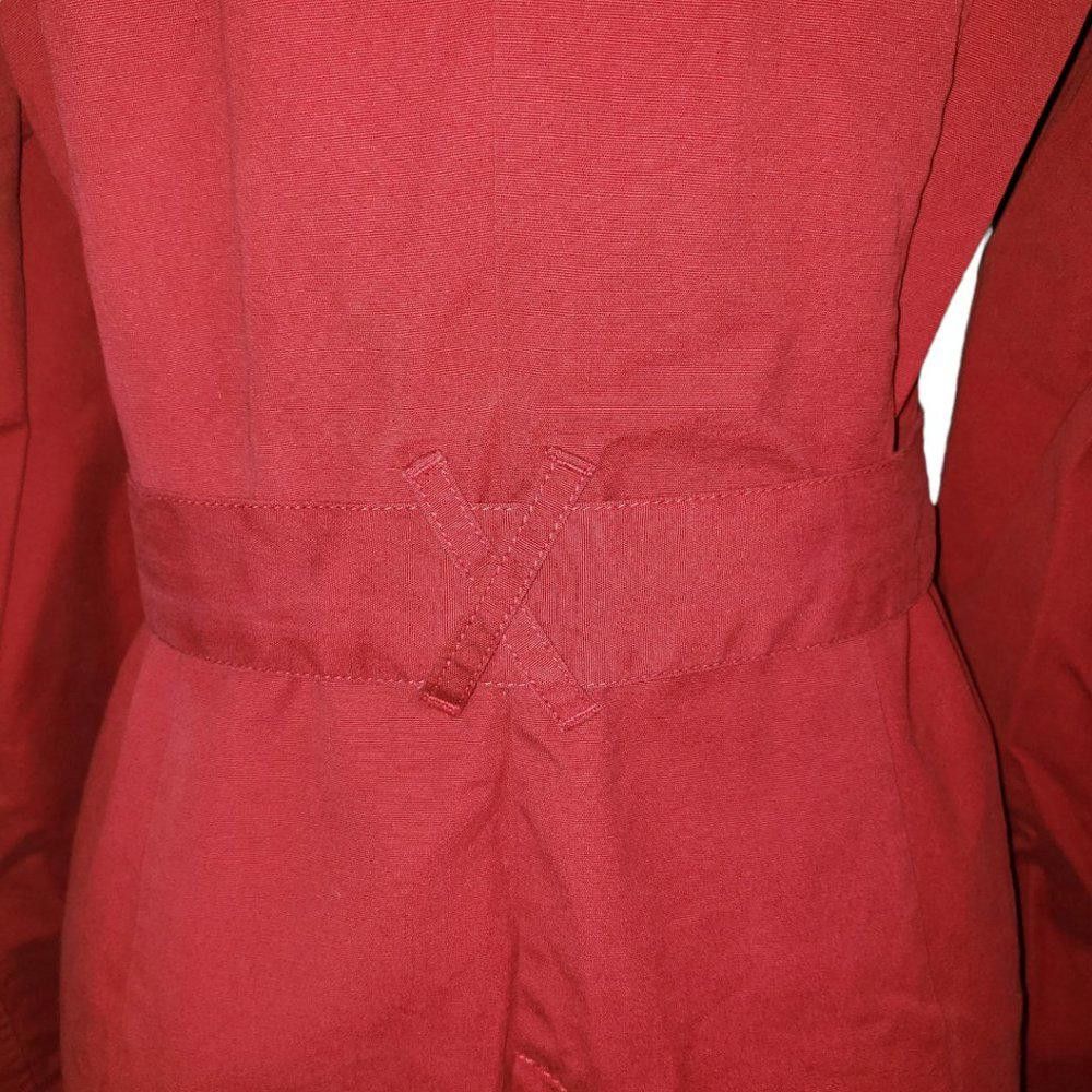 Nine West CT350a Nine West Red Double Breasted Cotton Jacket Small Size S / US 4 / IT 40 - 5 Thumbnail