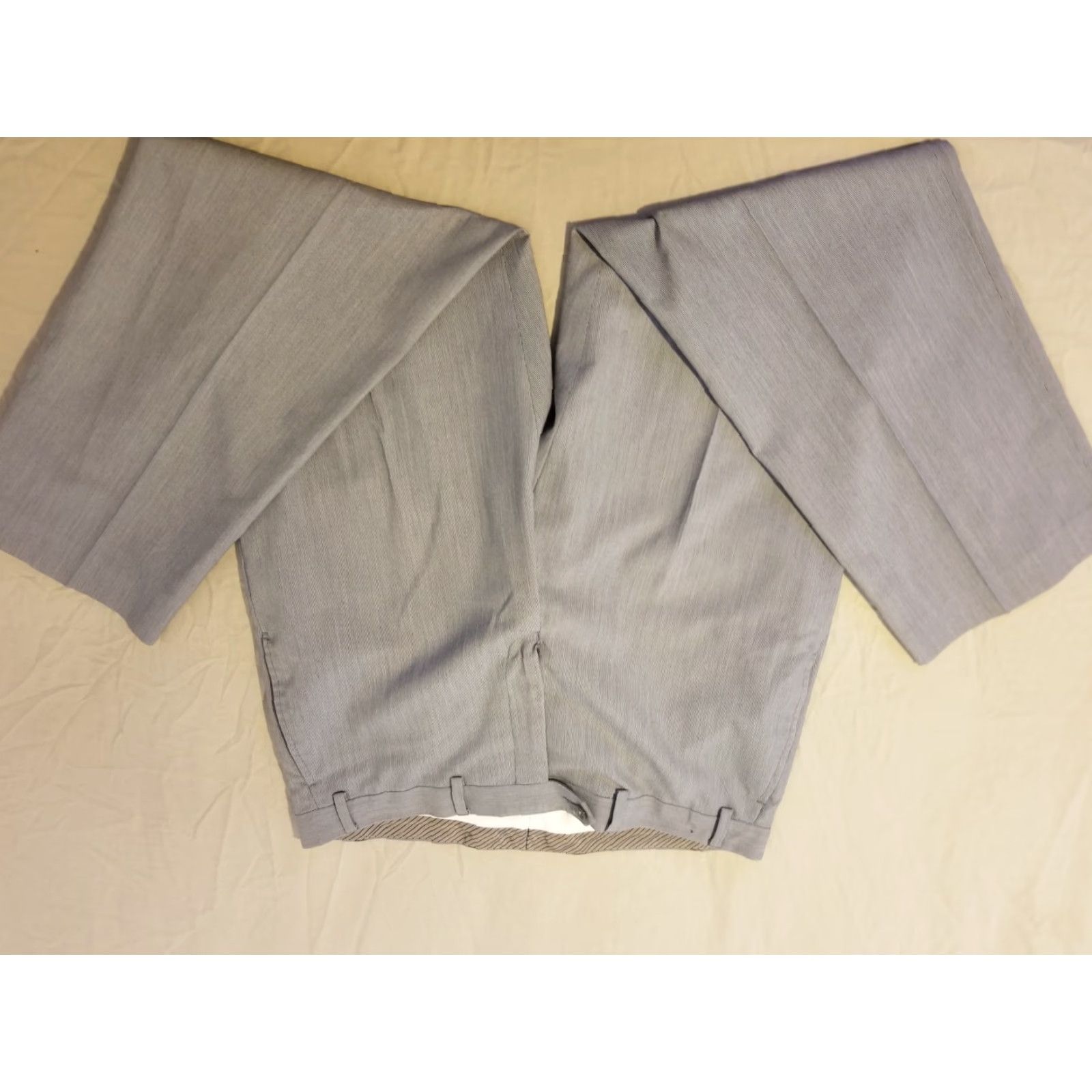 Polo Ralph Lauren Polo Ralph Lauren Pants Mens Dress Pants 36x30 Gray Slim Straight Flat Front Chino Slack Trousers Size US M / EU 48-50 / 2 - 2 Thumbnail