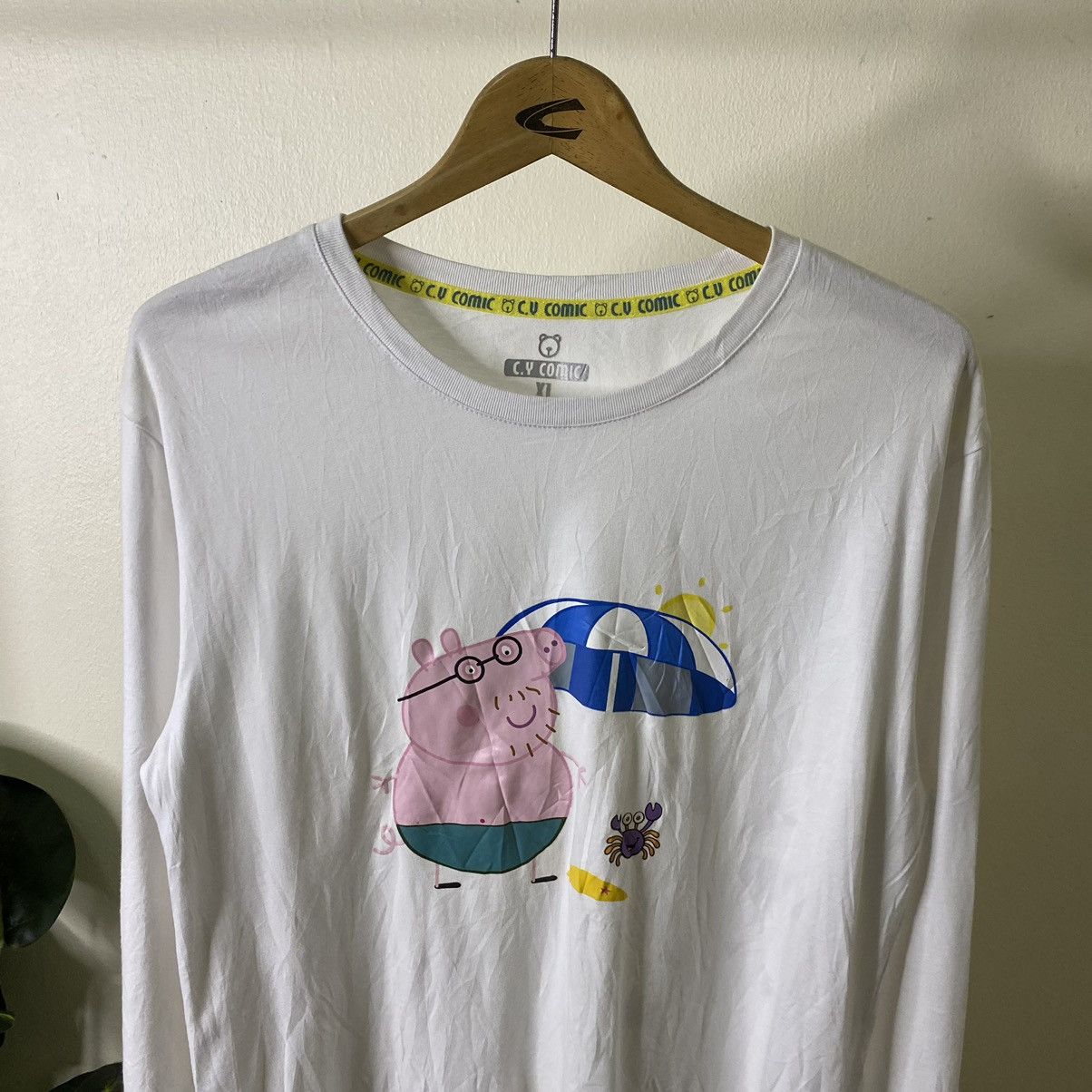 Anime × Japanese Brand CY Comic Peppa Pig Animated Series LS Tee Size US L / EU 52-54 / 3 - 2 Thumbnail