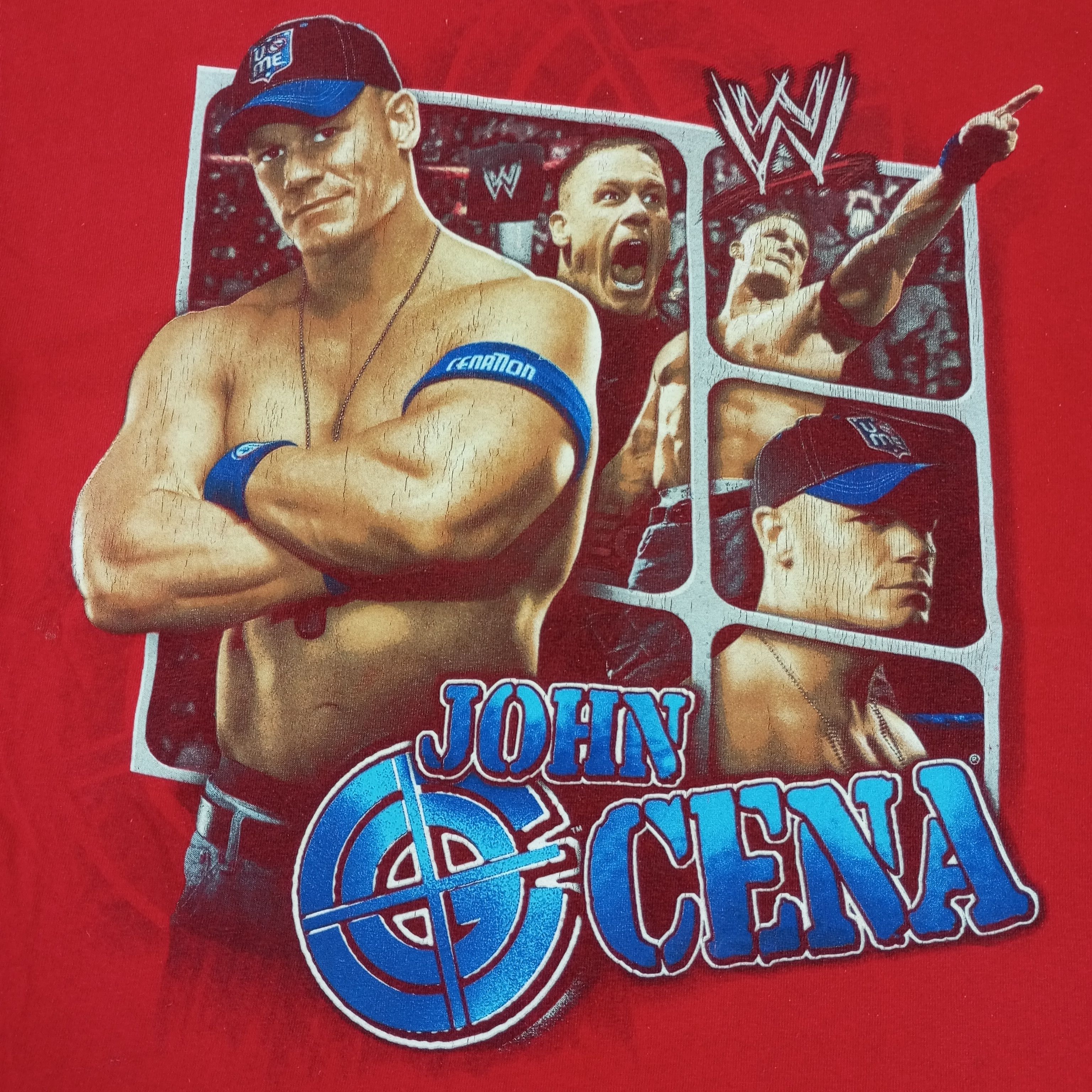 Vintage John Cena WWE Entertainment Streetwear Style Vintage Tshirt Size US M / EU 48-50 / 2 - 2 Thumbnail