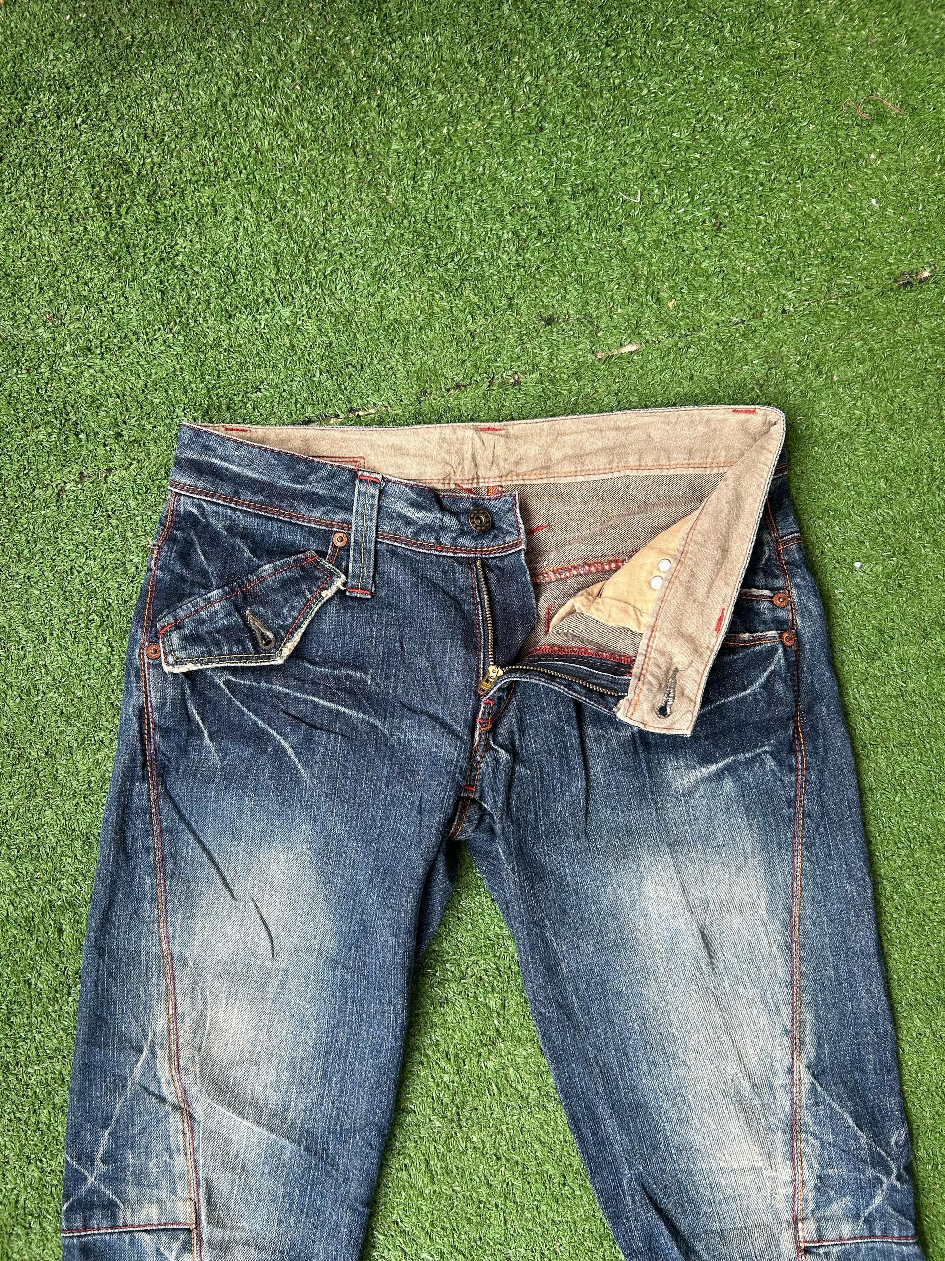 Vintage Vintage Botte Twist Leg Denim W 31 L40 Size US 31 - 4 Thumbnail