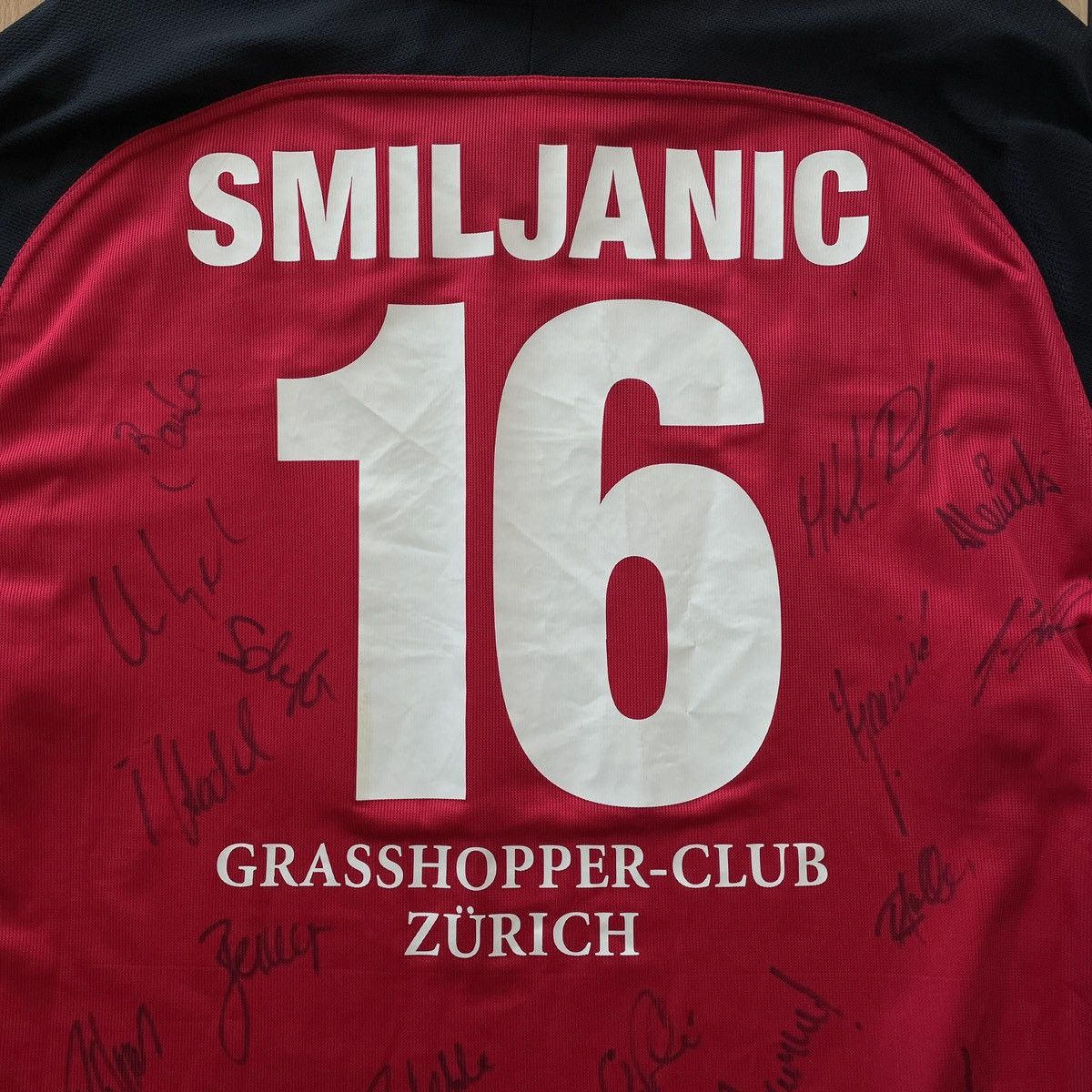Adidas Grasshoppers Zurich Boris Smiljanic Away Jersey 1999/2000 Size US XL / EU 56 / 4 - 10 Thumbnail