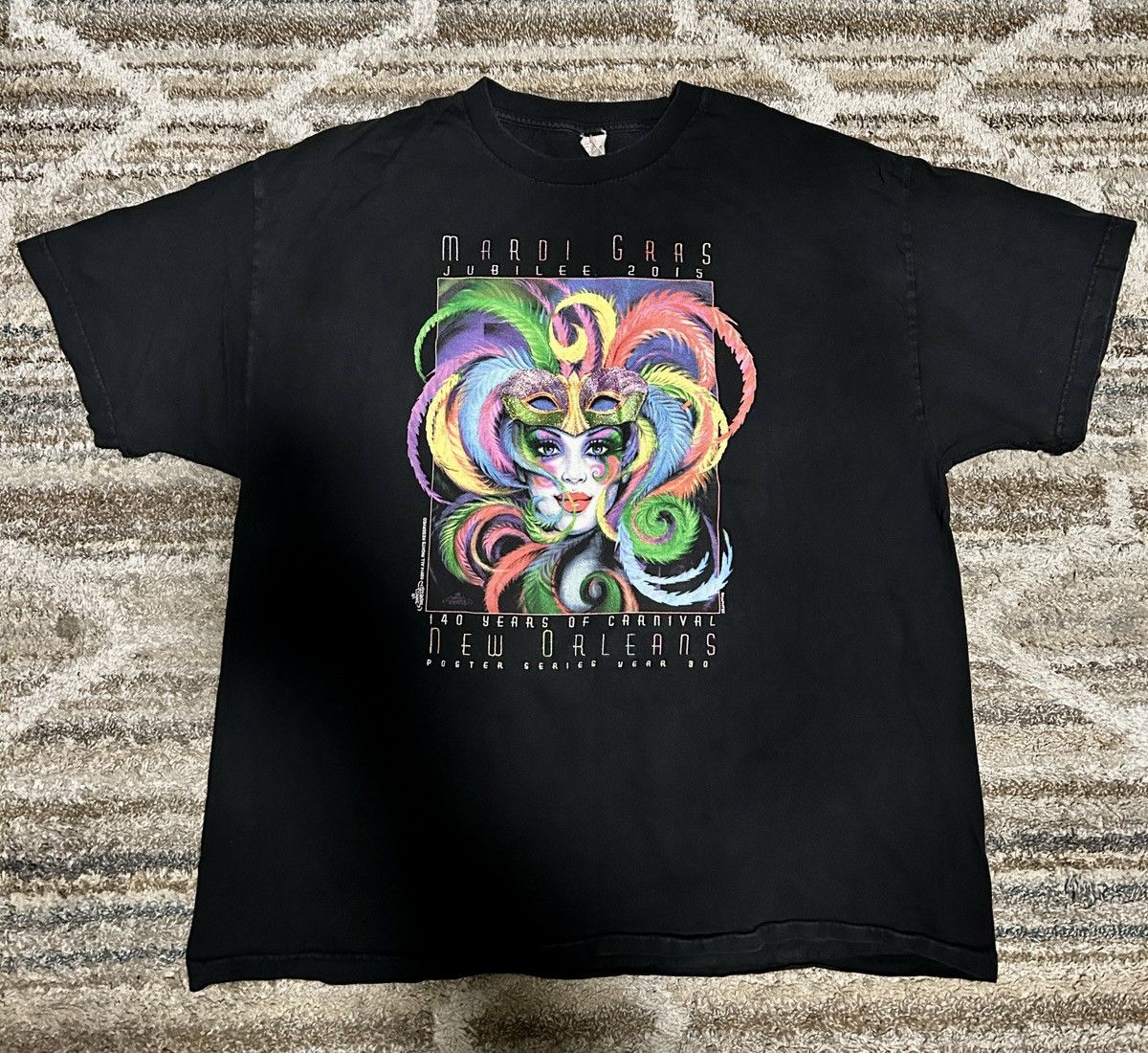 Other 2015 Mardi Gras Jubilee New Orleans Carnival T-Shirt Black Size US XXL / EU 58 / 5 - 1 Thumbnail