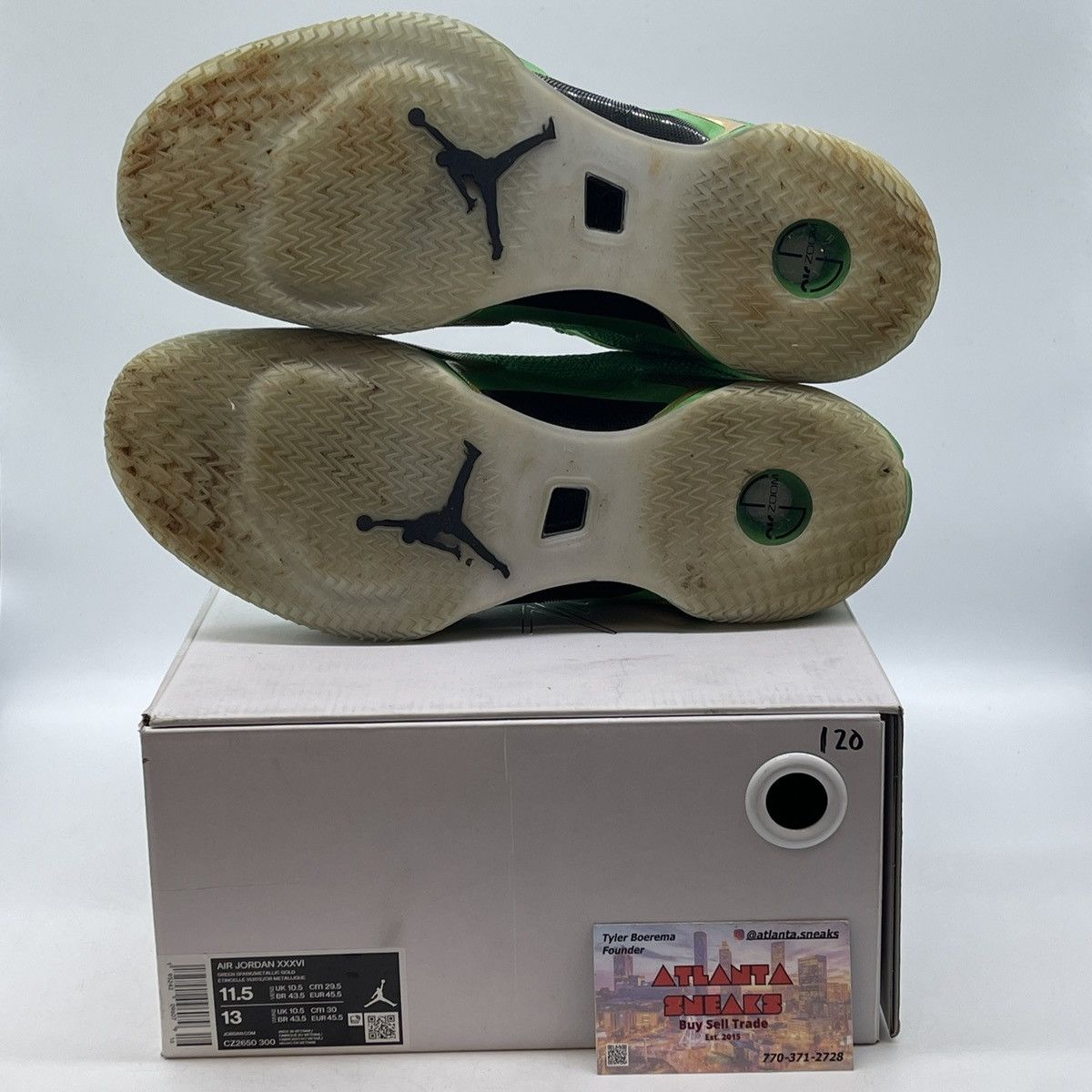 Jordan Brand Air Jordan 36 Celtics Size US 11.5 / EU 44-45 - 7 Thumbnail