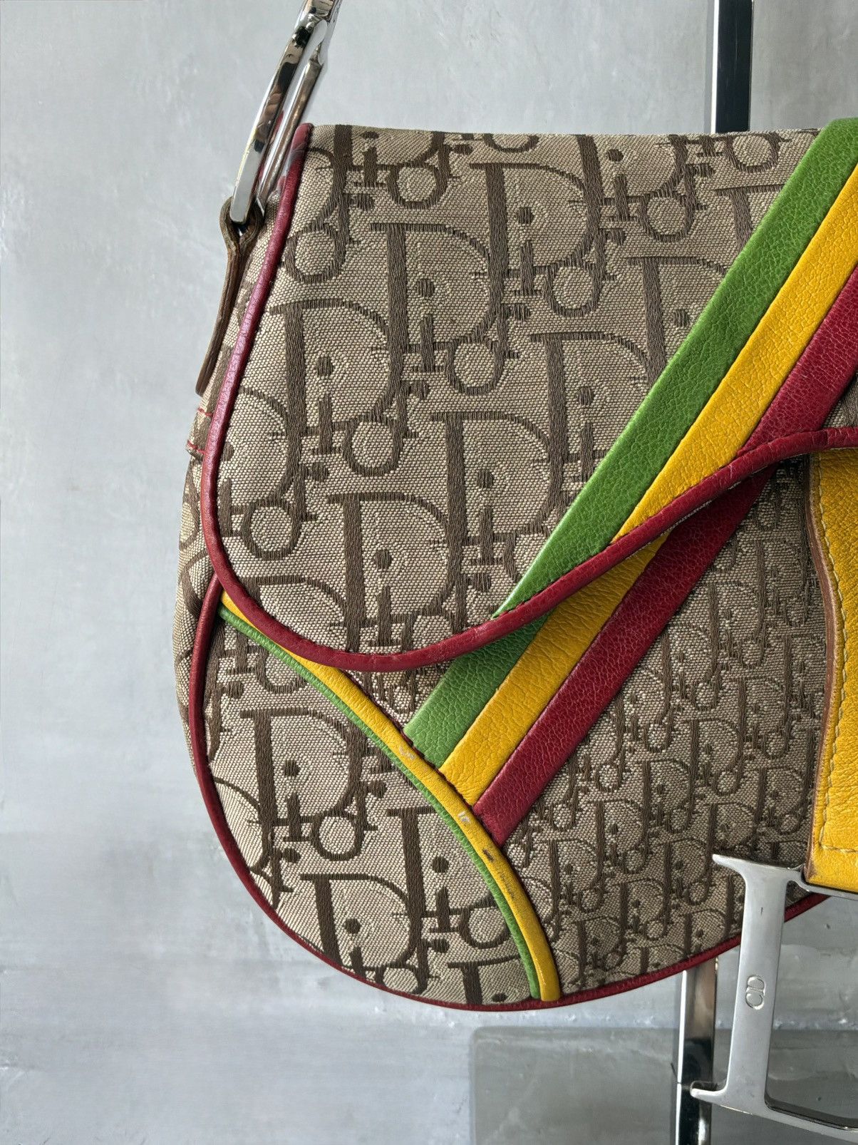 Dior Dior - Galliano Era - Rasta Saddle Bag Size ONE SIZE - 5 Thumbnail
