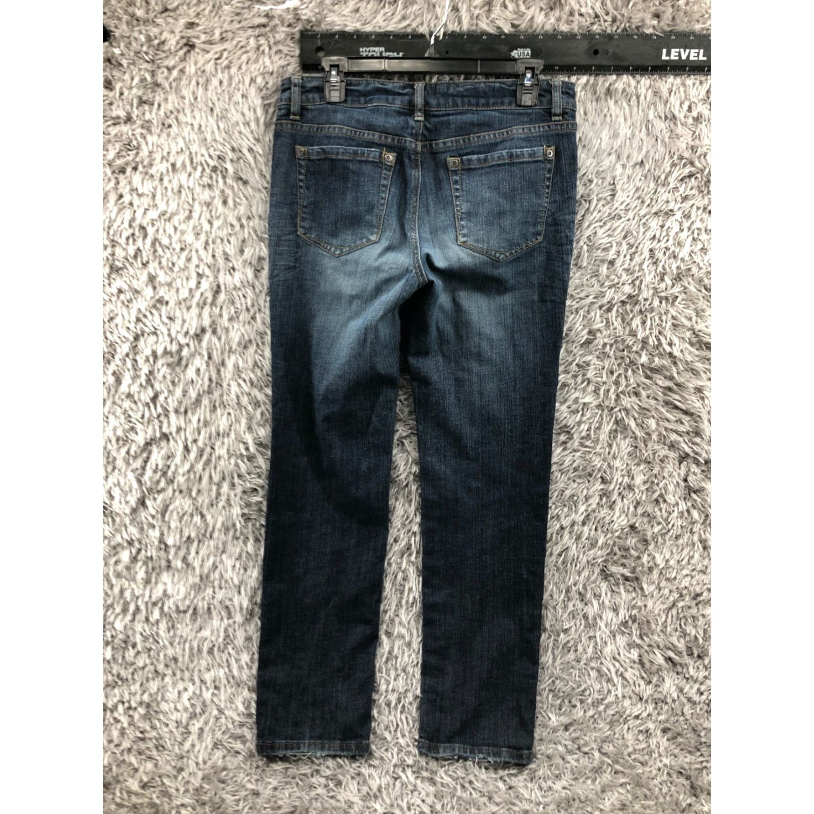 Vintage Axcess Stretch Modern Skinny Jeans Size 8 Womens Medium Wash Blue Jeans Axcess Womens Regular Fit 5-Pocket Denim Mid Rise Stretch Blue 31in Inseam Size 30" / US 8 / IT 44 - 5 Thumbnail