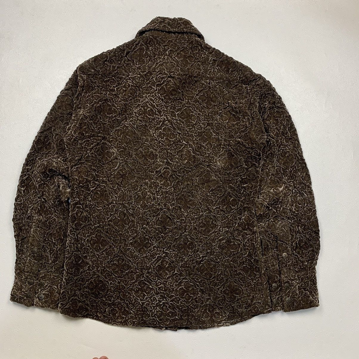 Designer Wahren immer wahrened avant garde textured button shirt Size US M / EU 48-50 / 2 - 5 Thumbnail
