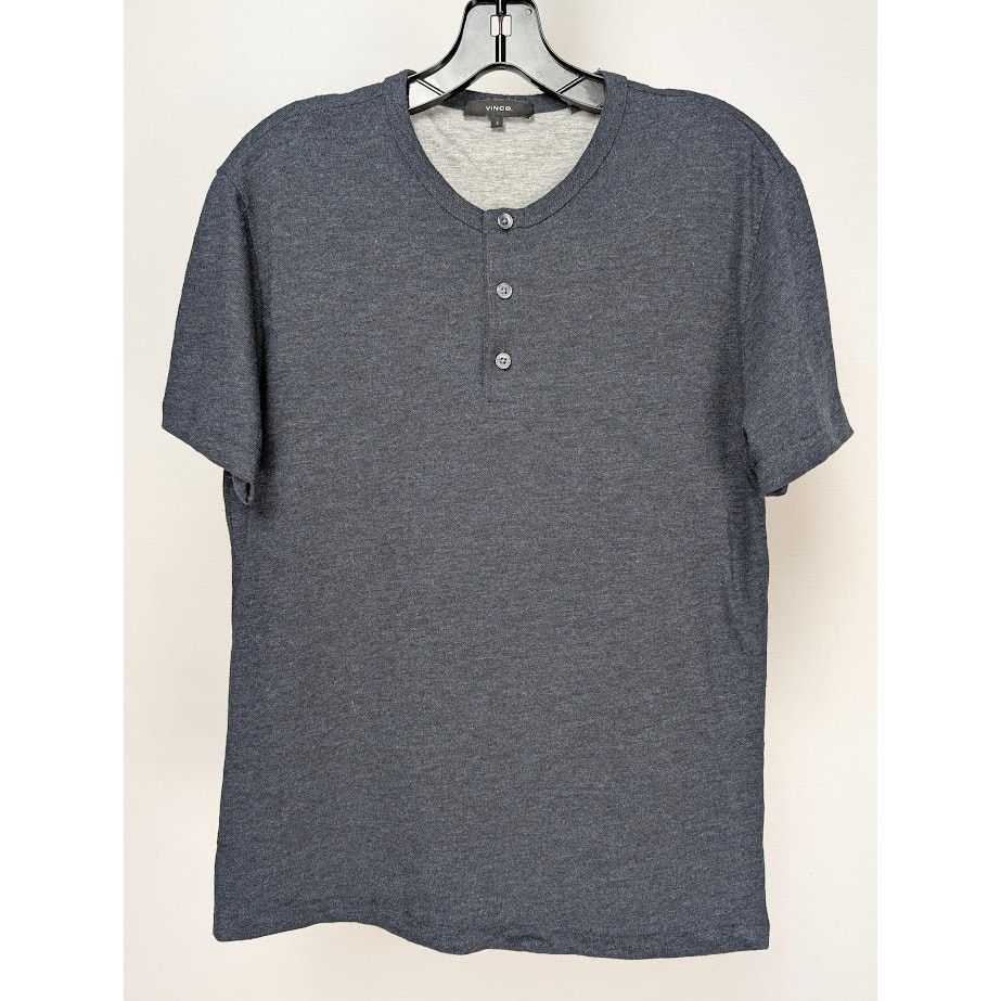 Vince o1rshd1 CC20 Button Short Sleeve T-Shirt in Nero S Size US S / EU 44-46 / 1 - 1 Thumbnail