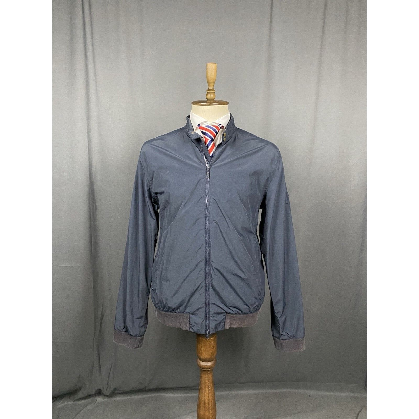Barbour Barbour International Runnel Men's Blue Nylon Bomber Waterpr Size US XL / EU 56 / 4 - 3 Thumbnail