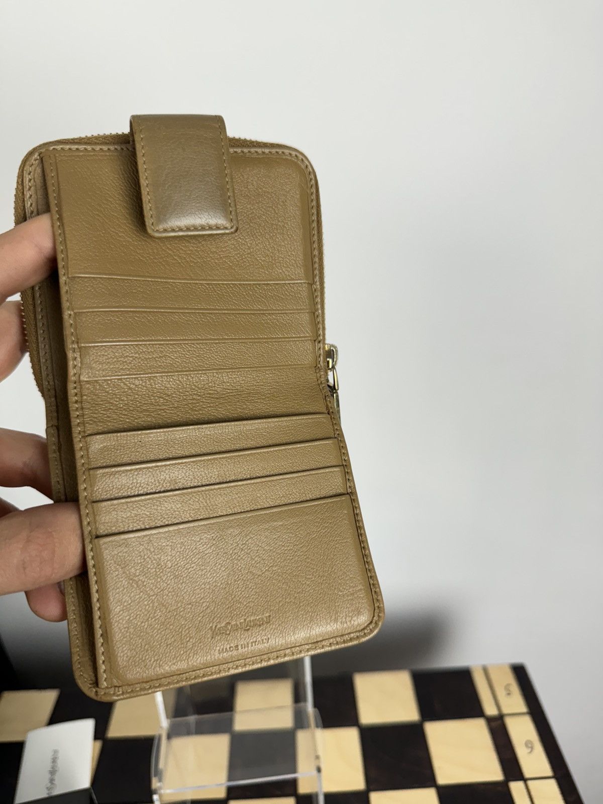 Yves Saint Laurent Rare leather wallet Yves Saint Laurent original luxury item Size ONE SIZE - 3 Thumbnail