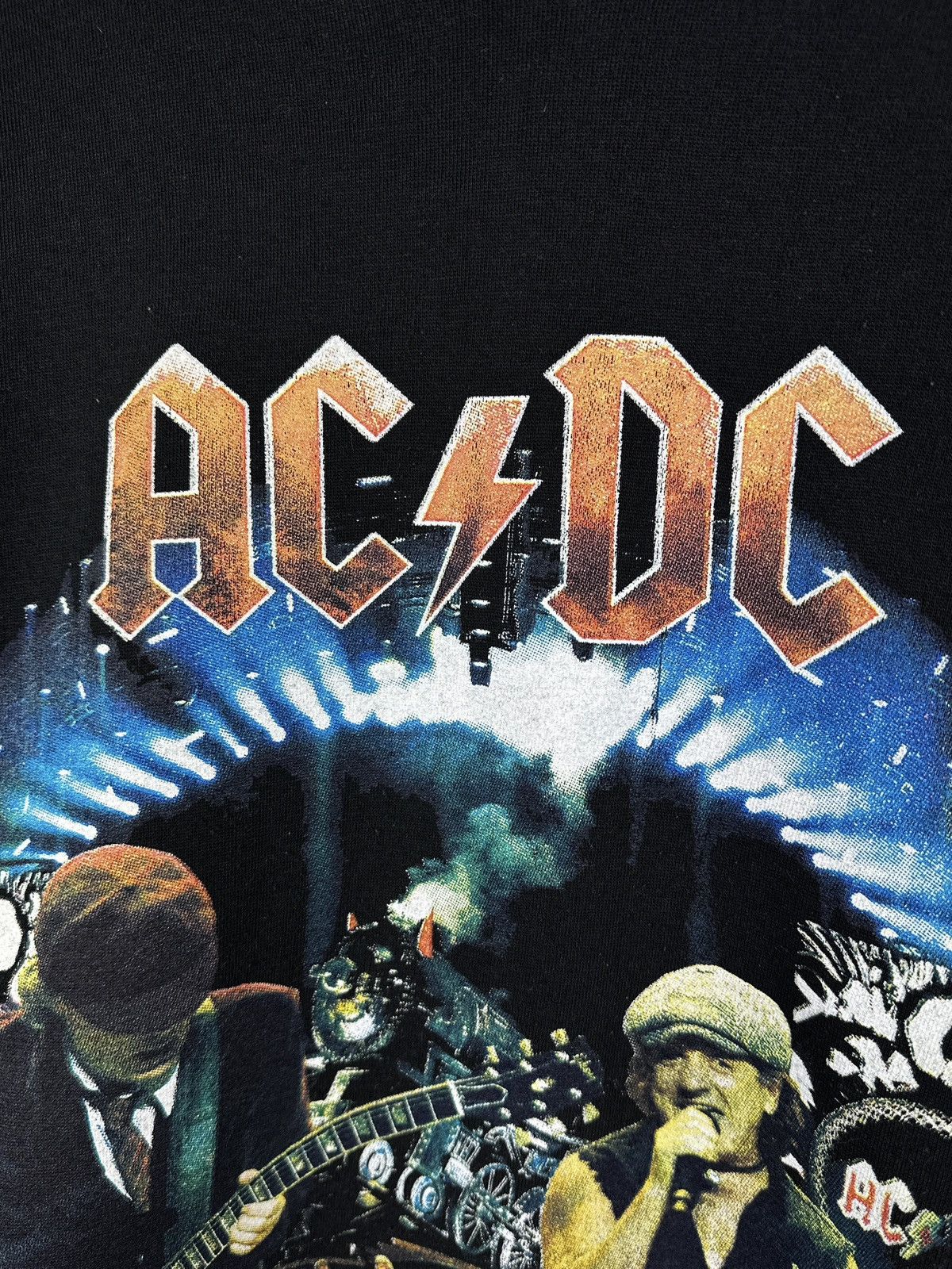 AC/DC Vintage AC/DC Black Ice Double Sided Graphic Band Hoodie Size US XL / EU 56 / 4 - 10 Thumbnail