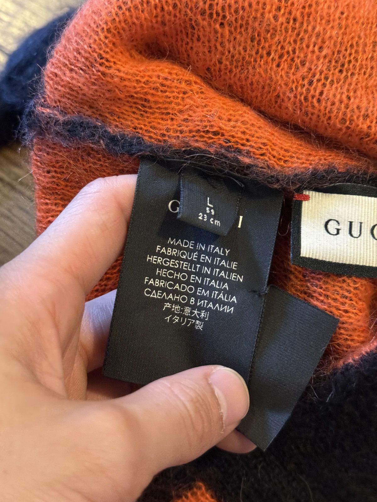 Gucci Gucci motif earmuff cap Size ONE SIZE - 4 Thumbnail