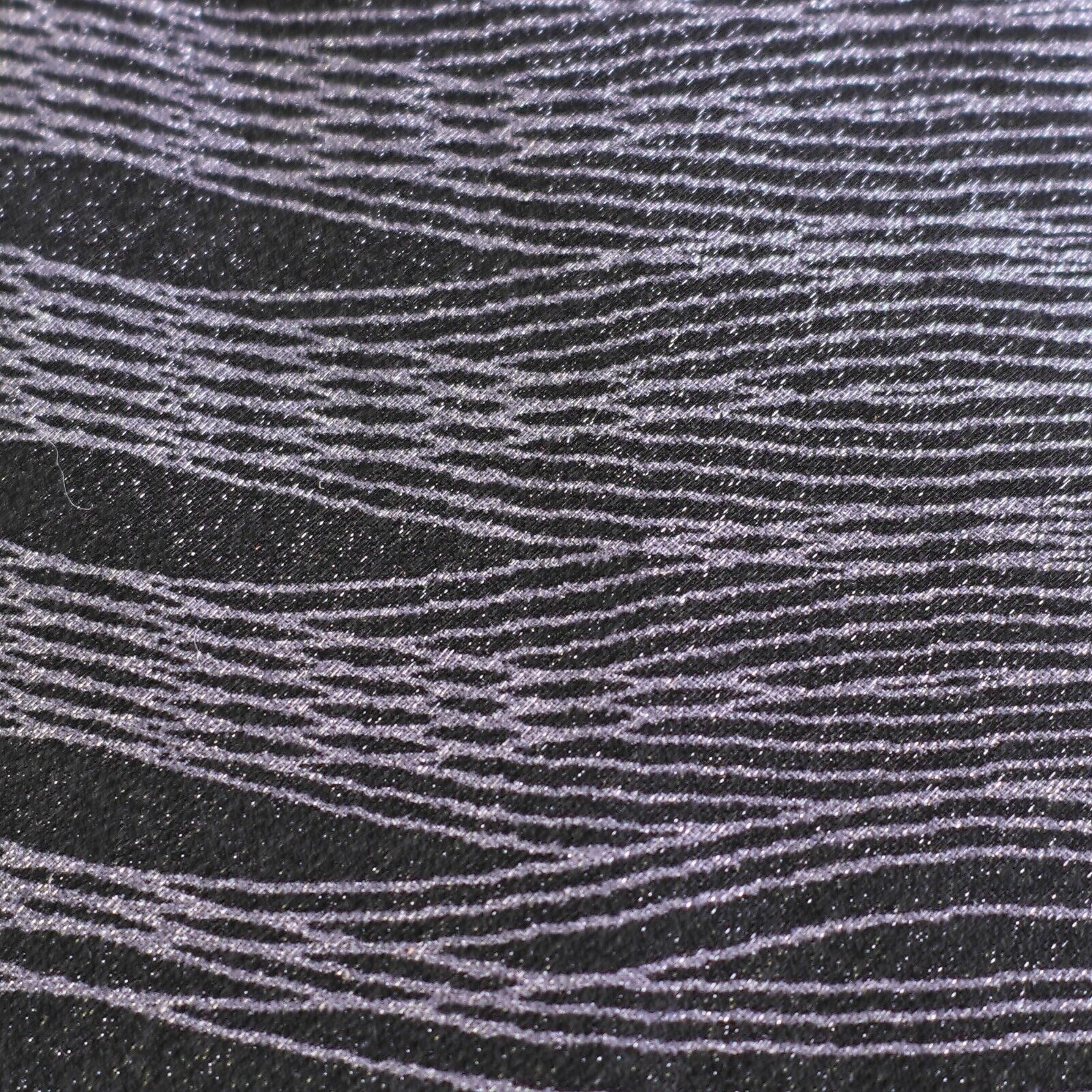 Elliott Peter Elliott Abstract Black Silver Print Silk Tie Size ONE SIZE - 2 Thumbnail