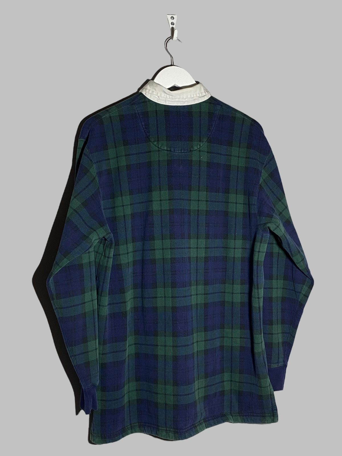 Polo Ralph Lauren 🔥 RALPH LAUREN TARTAN RUGBY POLO Y2K VINTAGE PREPPY VIBES Size US M / EU 48-50 / 2 - 2 Thumbnail