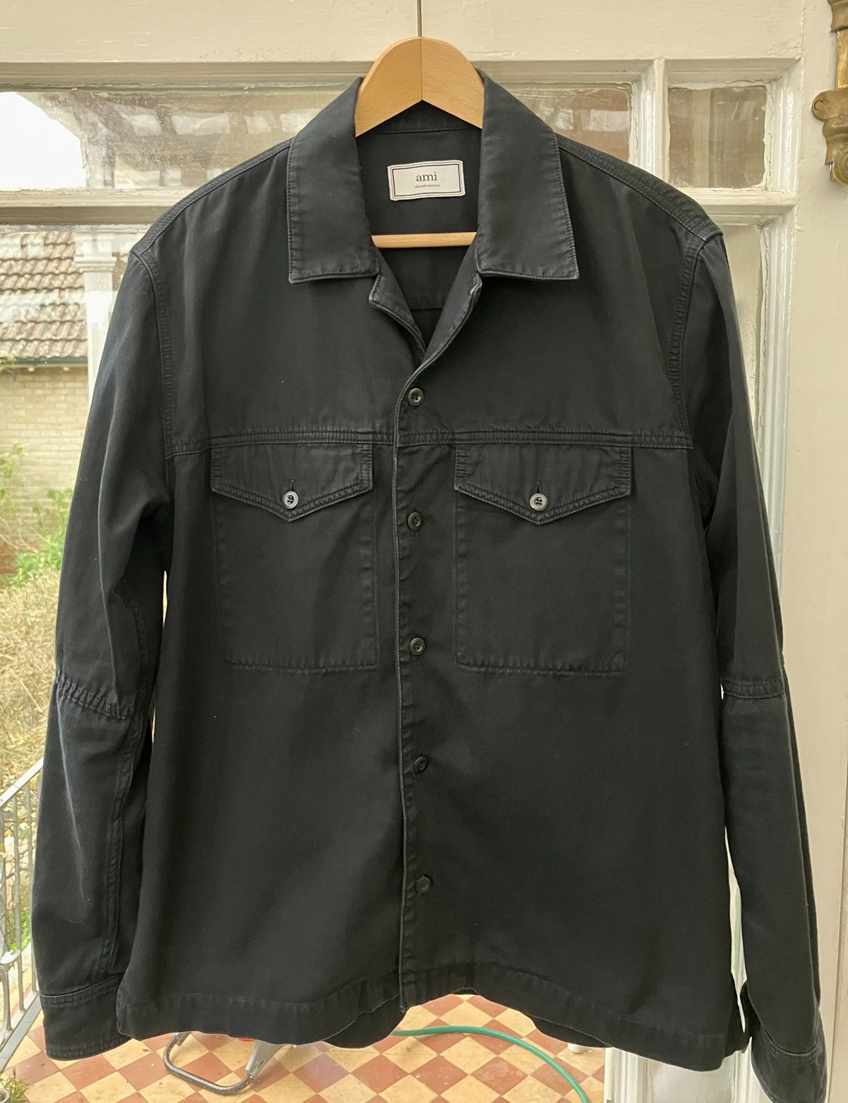 AMI AMI Mattiussi Navy Overshirt/jacket medium Size US M / EU 48-50 / 2 - 1 Thumbnail