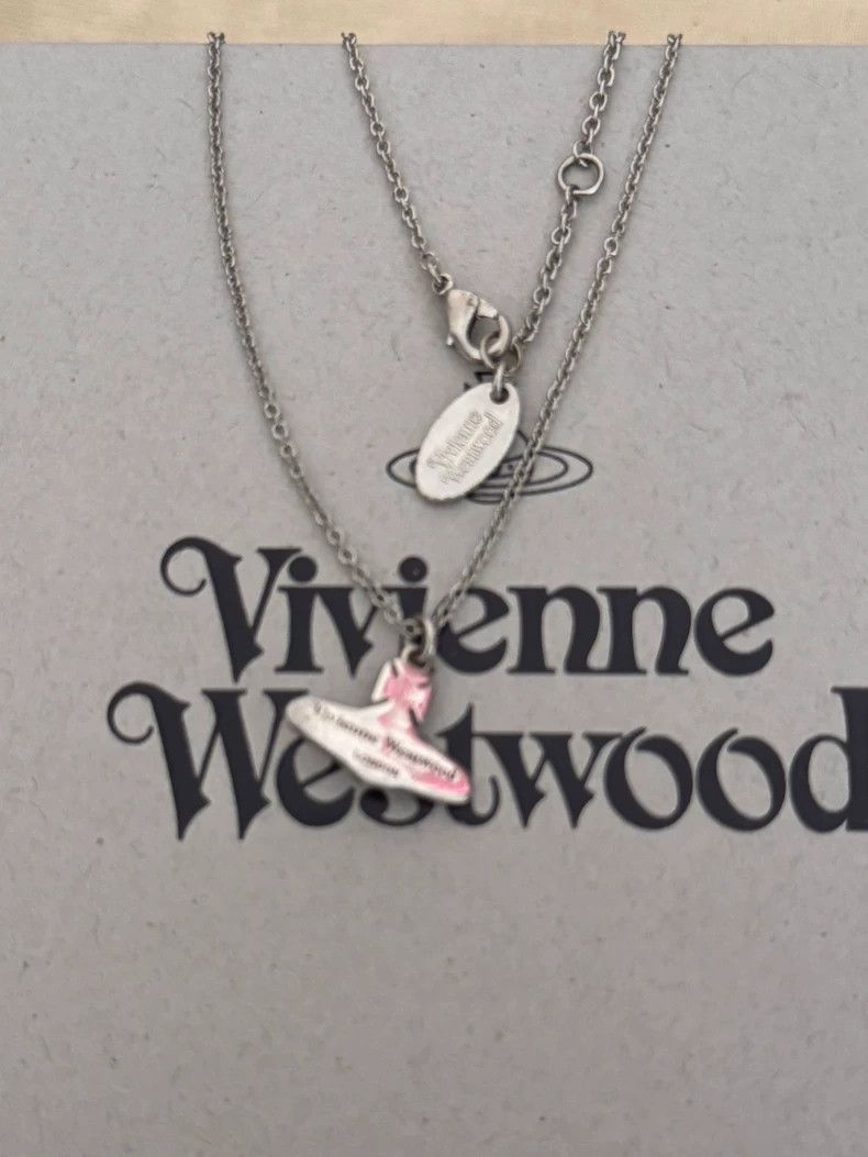 Vivienne Westwood Vivienne Westwood Natural stone Saturn necklace Size ONE SIZE - 6 Thumbnail