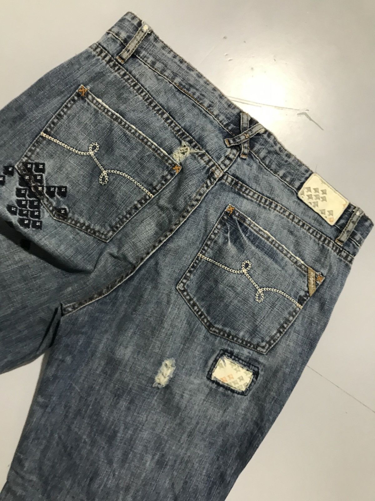 Southpole Vintage Hiphop embroidered denim Size US 36 / EU 52 - 13 Thumbnail